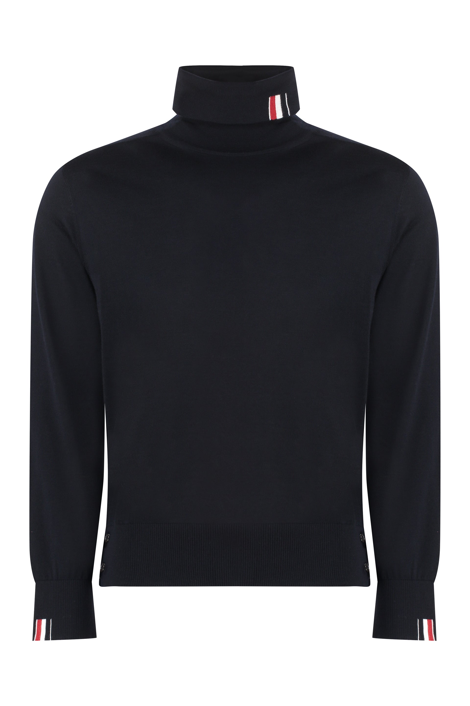 Virgin wool turtleneck sweater