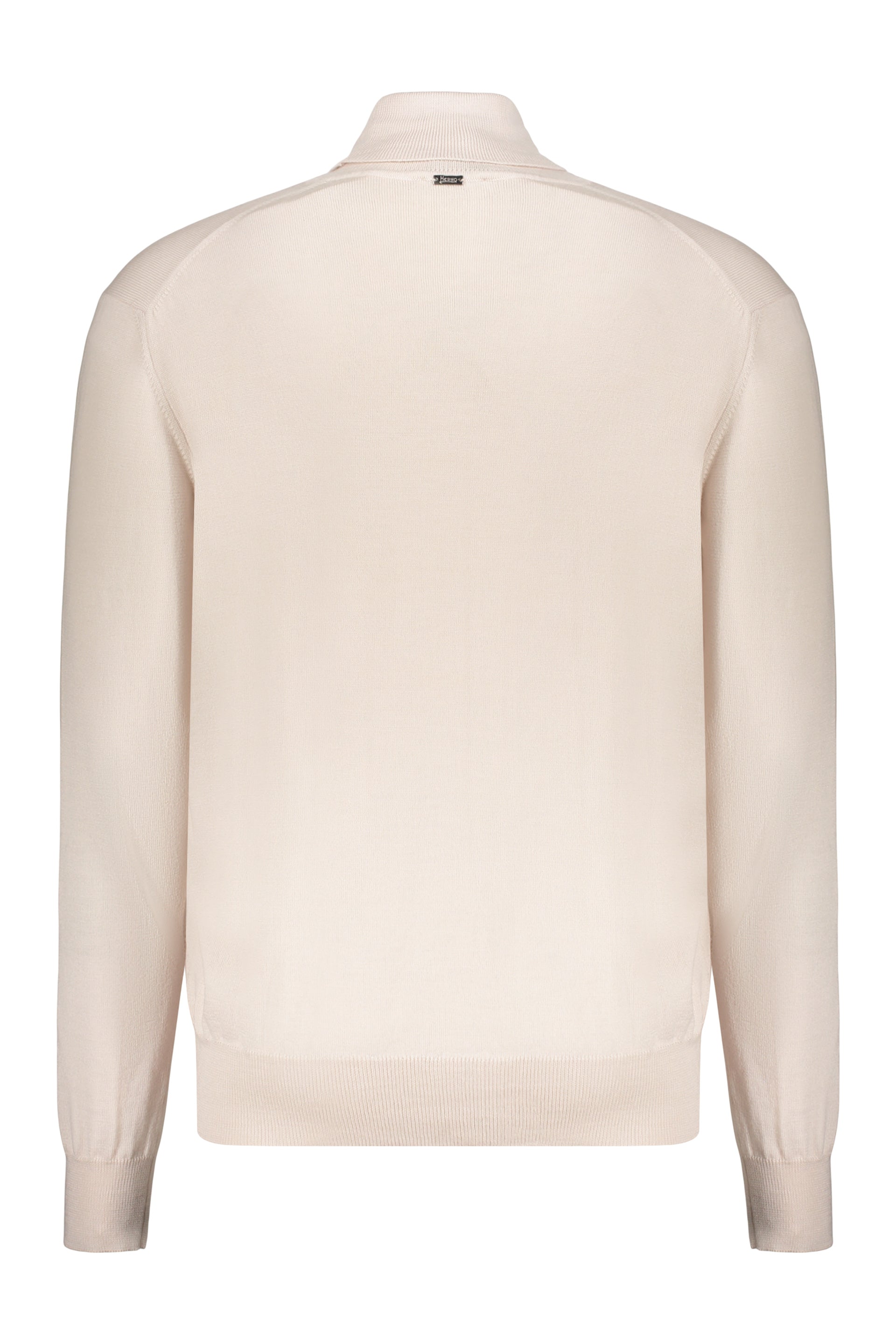 Virgin wool turtleneck sweater