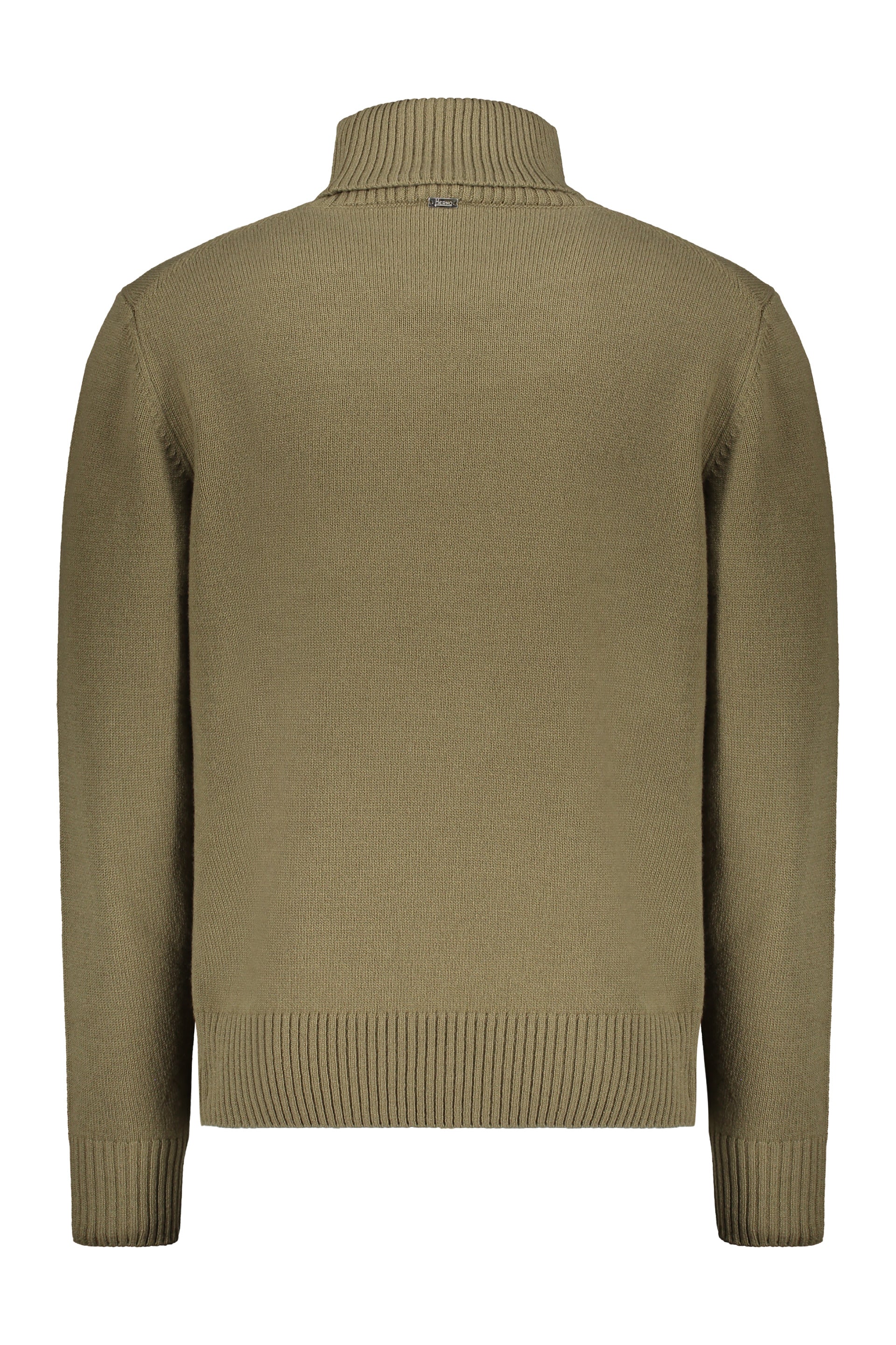 Wool turtleneck sweater