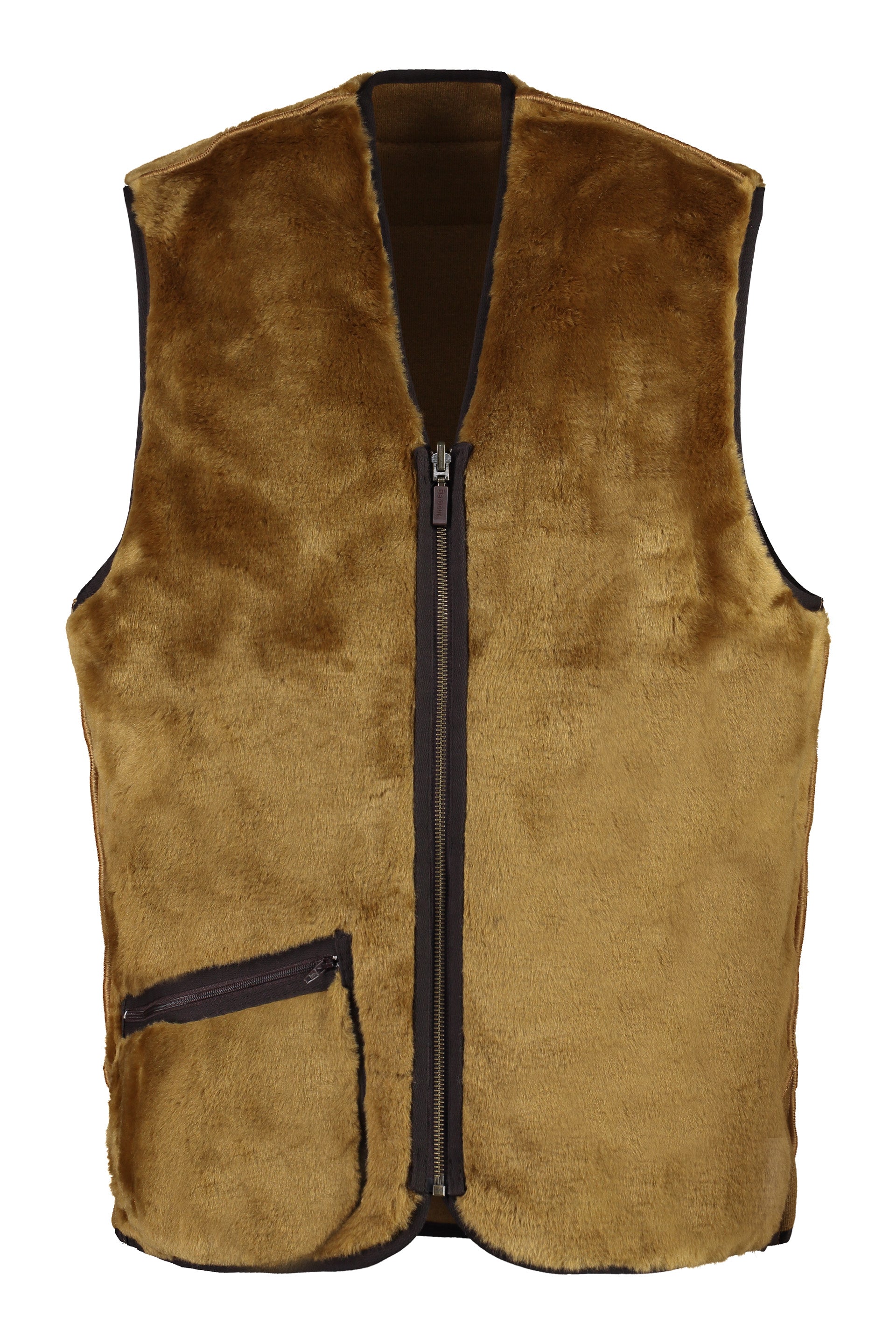 Reversible fleece vest