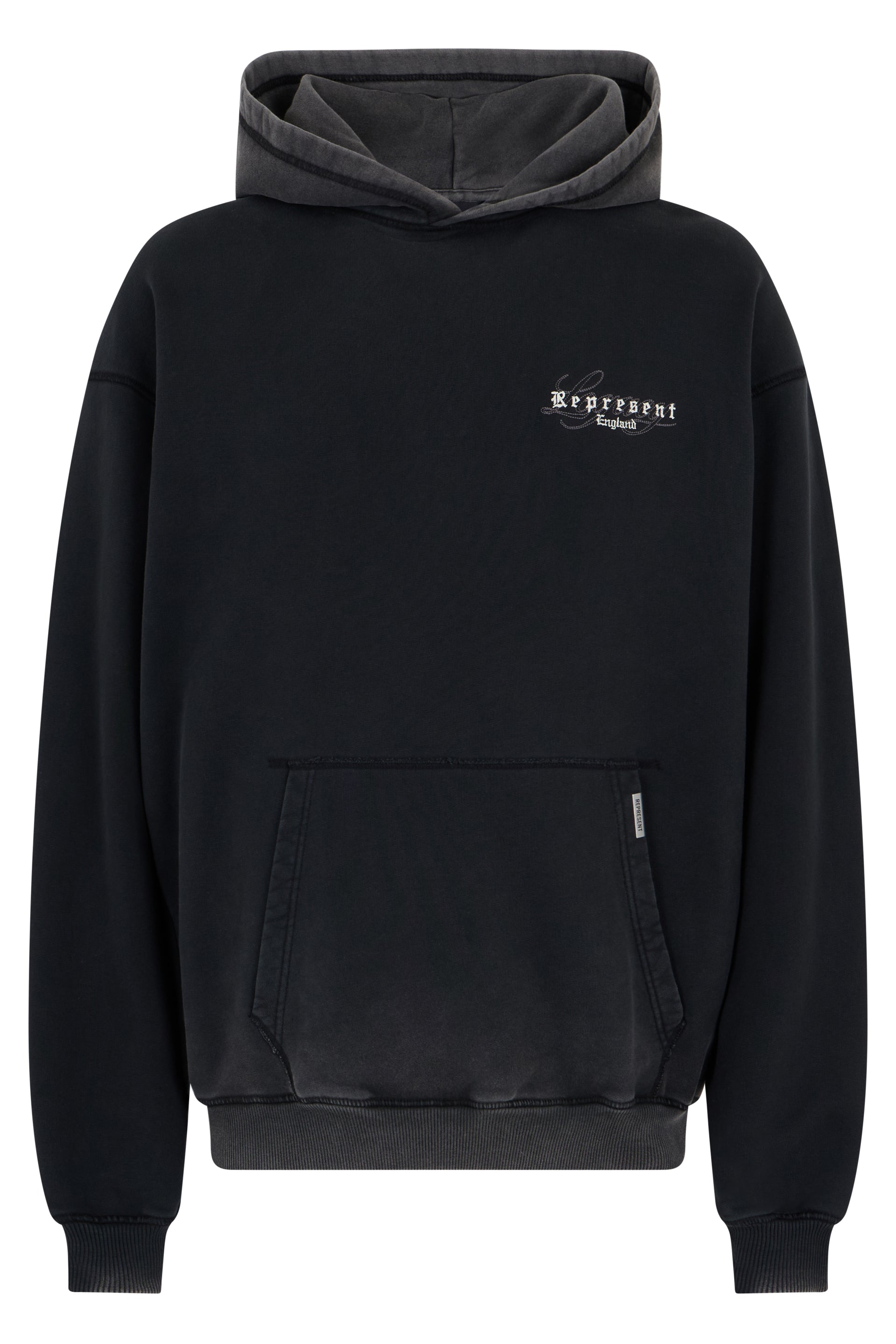 Hooded sweatshirt with embroidered logo