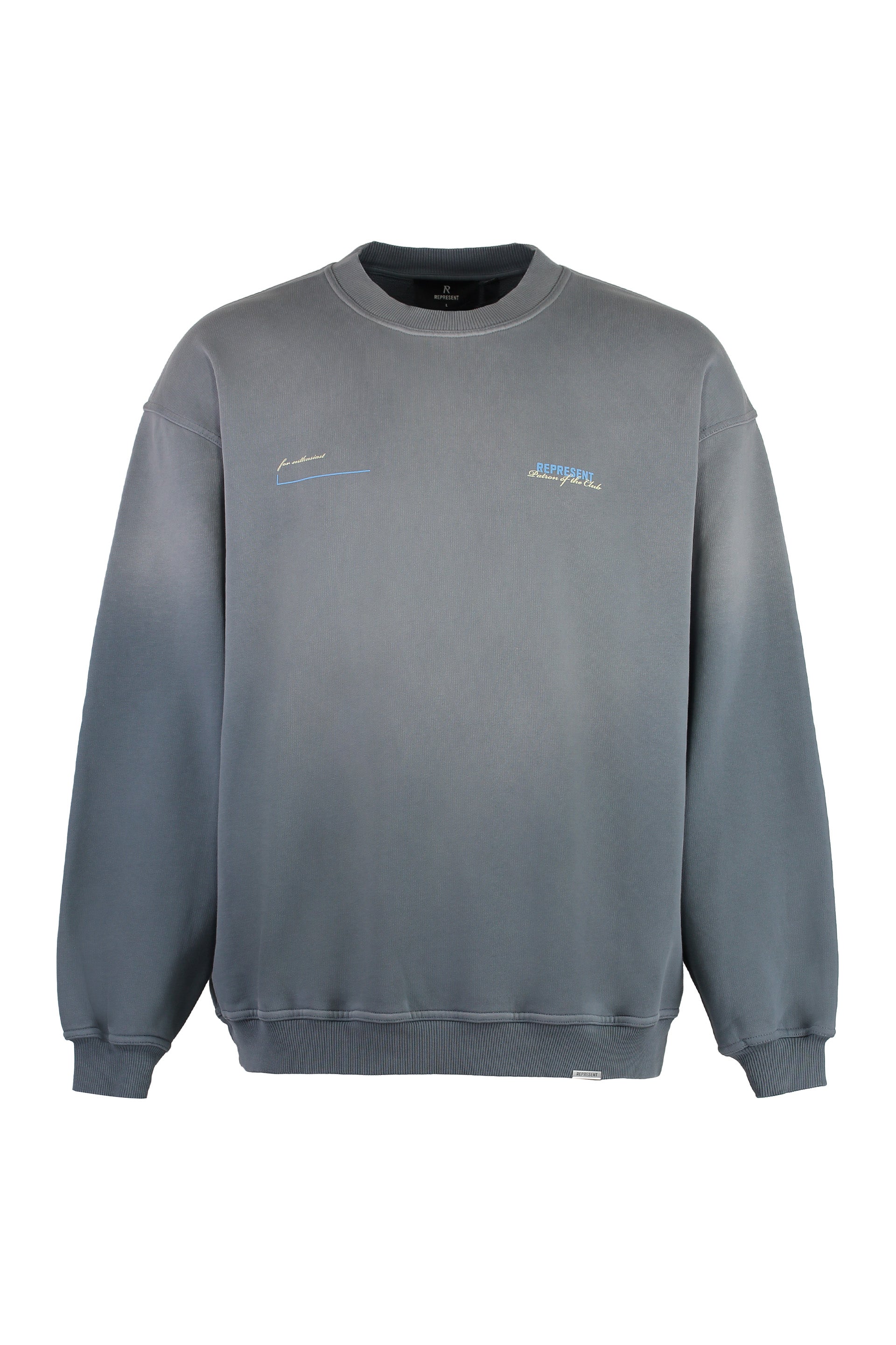 Cotton crew-neck sweatshirt
