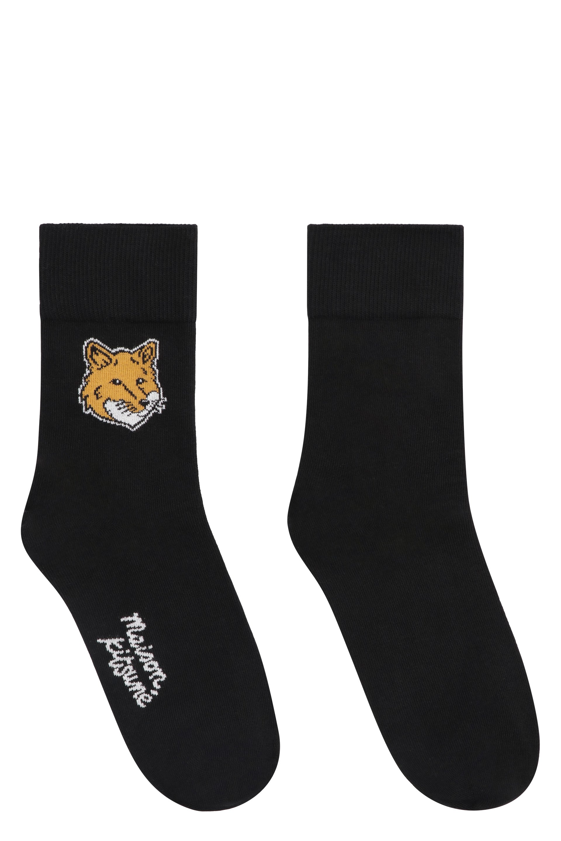 Cotton socks with logo