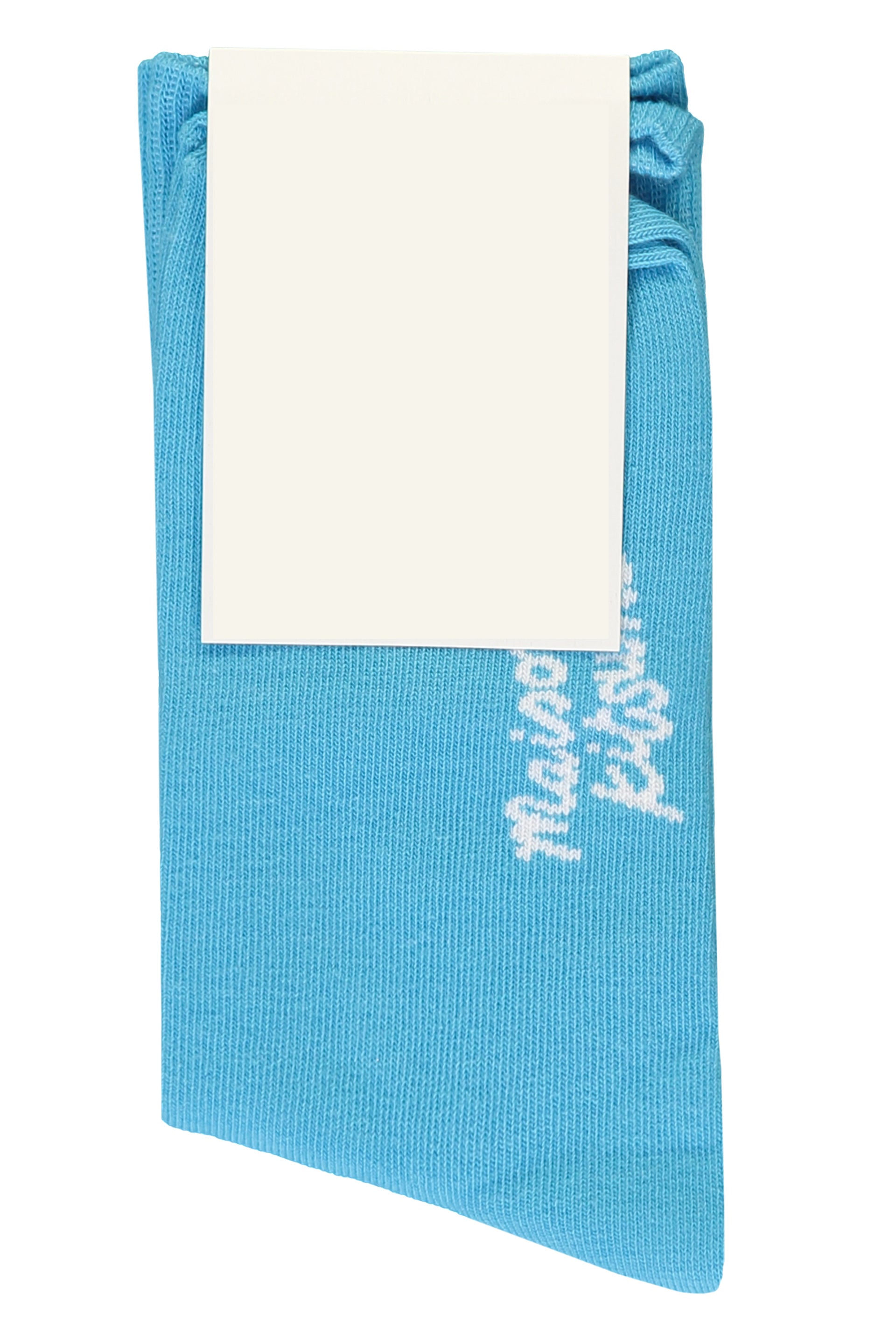 Logo cotton blend socks