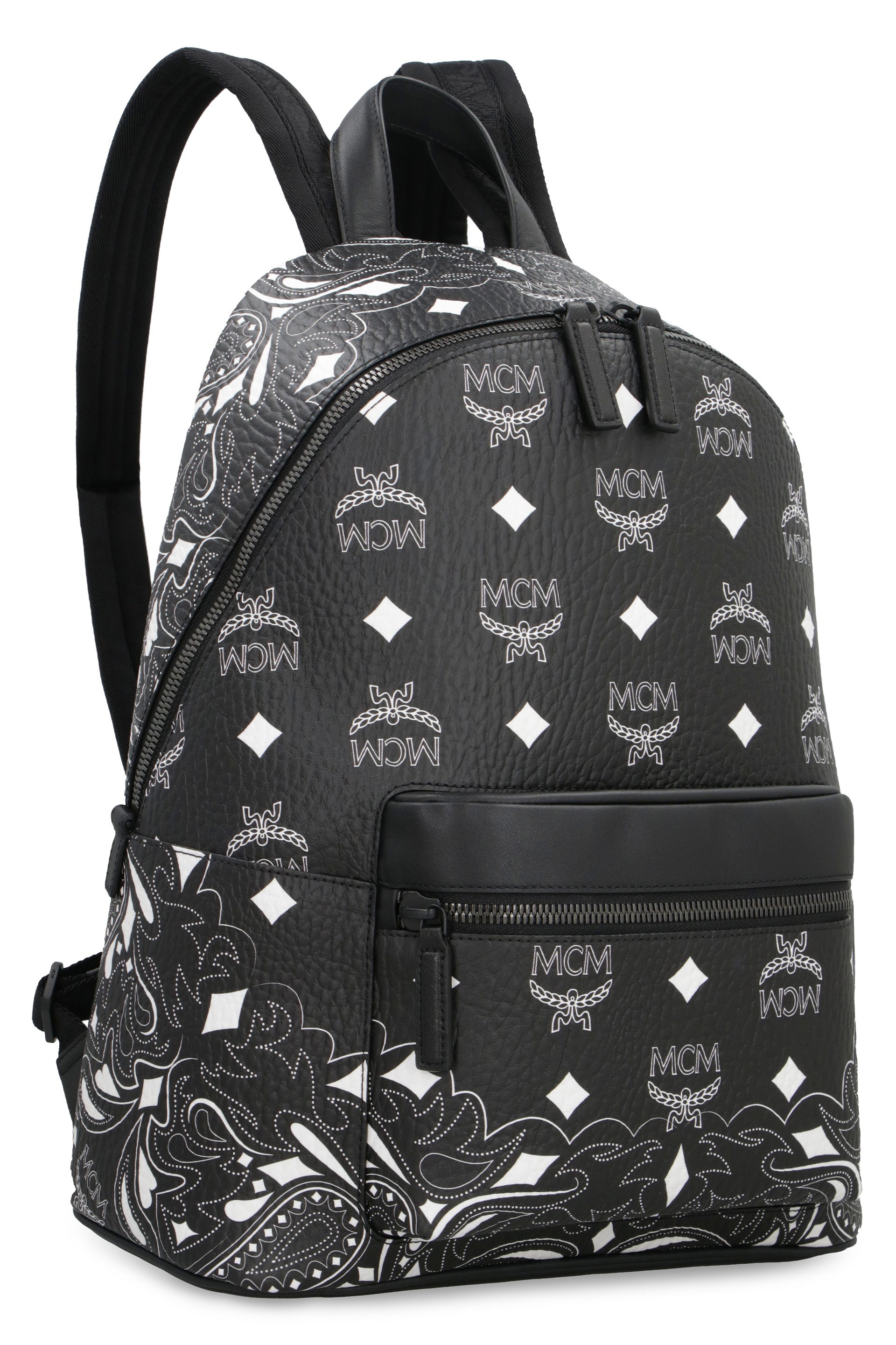 Stark faux leather backpack