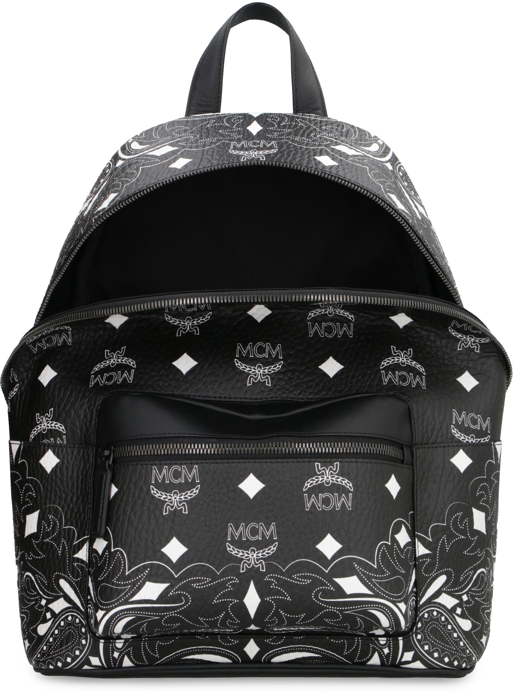 Stark faux leather backpack