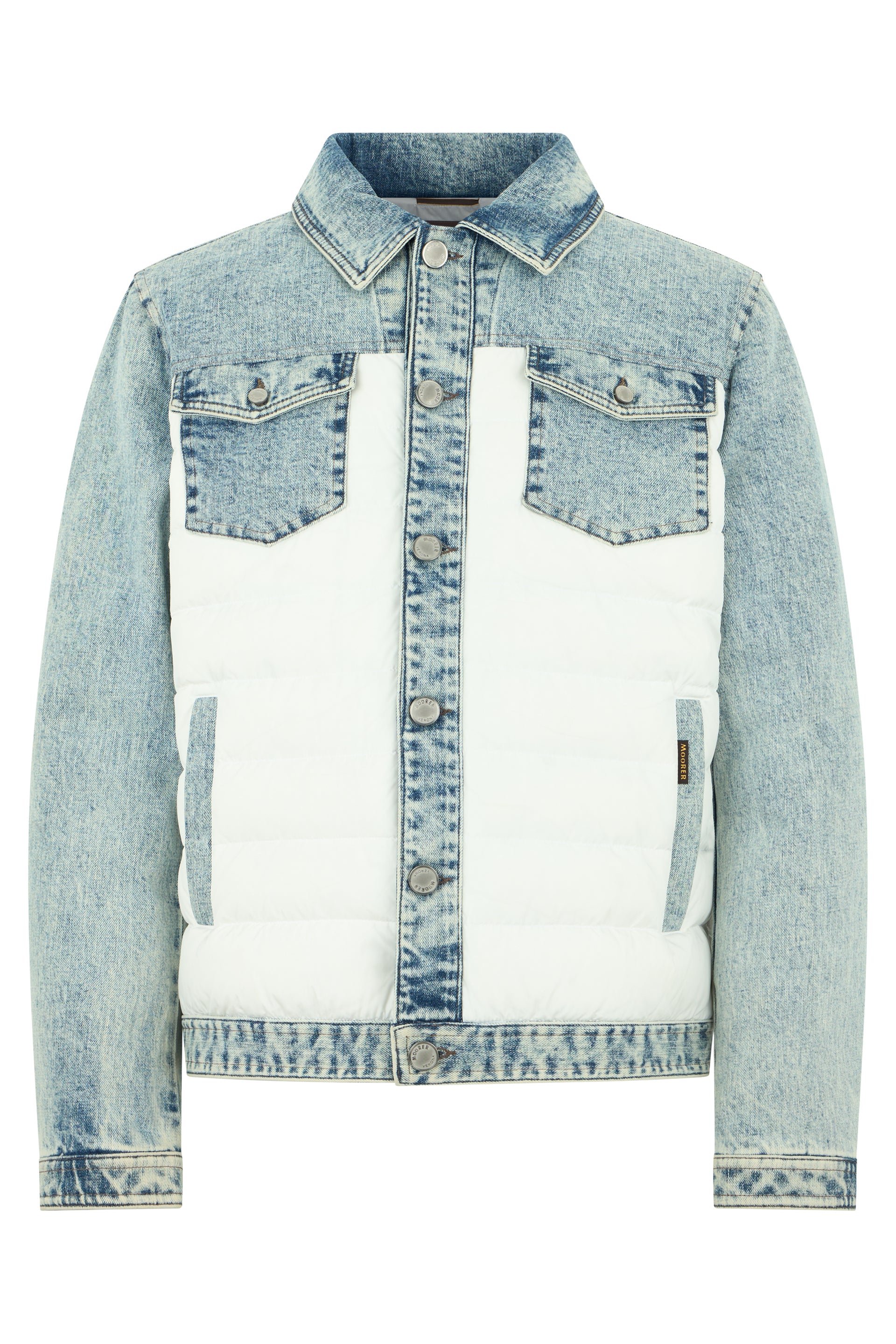Padded denim jacket