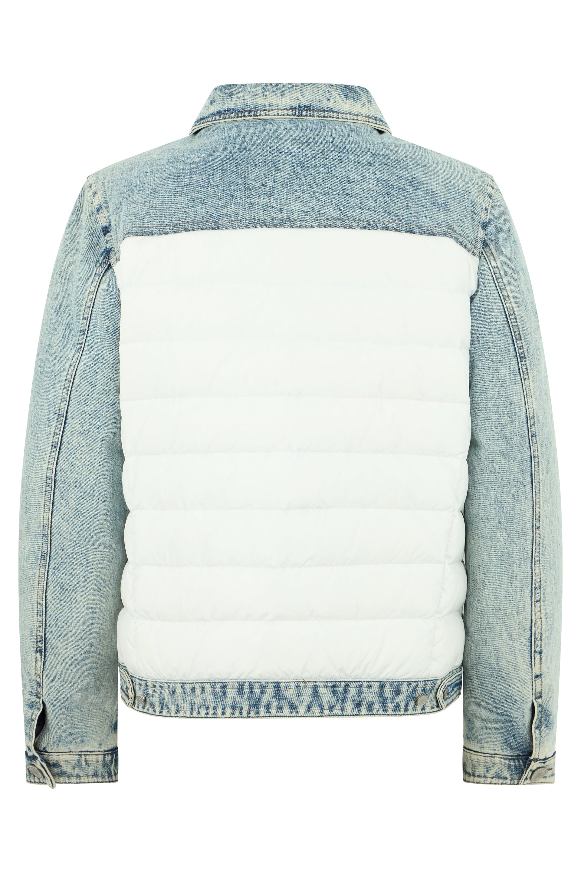 Padded denim jacket