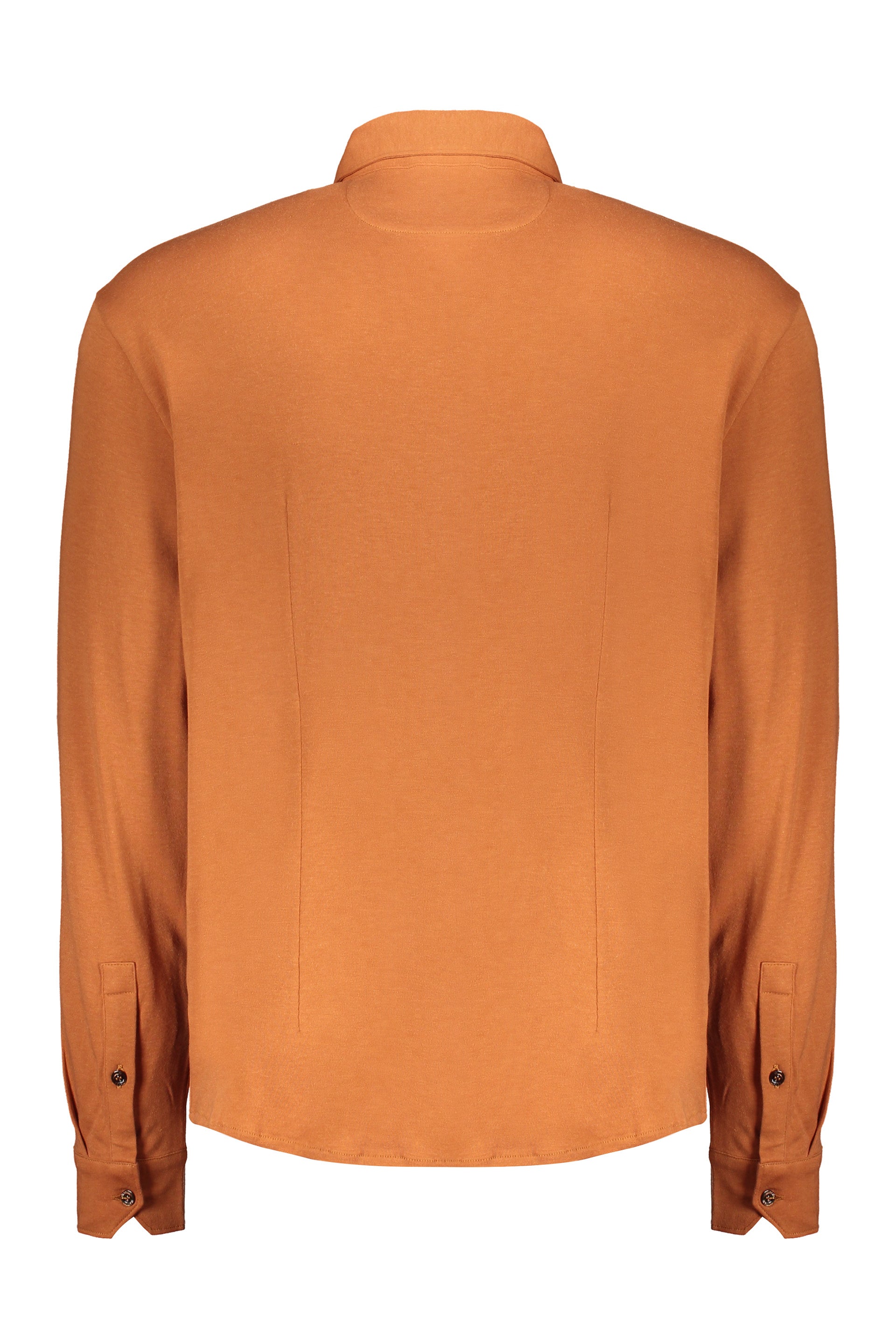 Orange elegant shirt, light and versatile