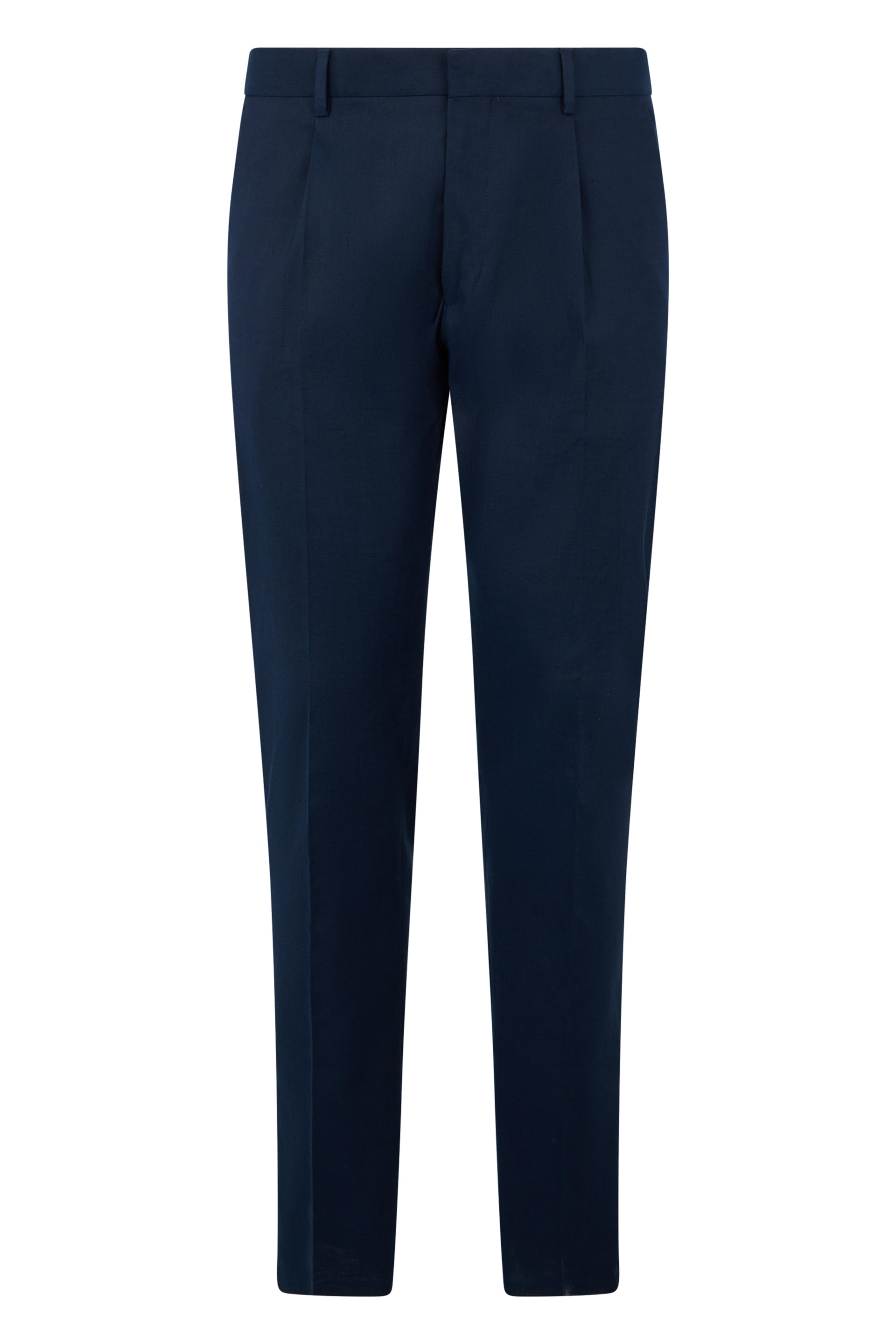 Dark blue slim trousers ideal for any occasion.