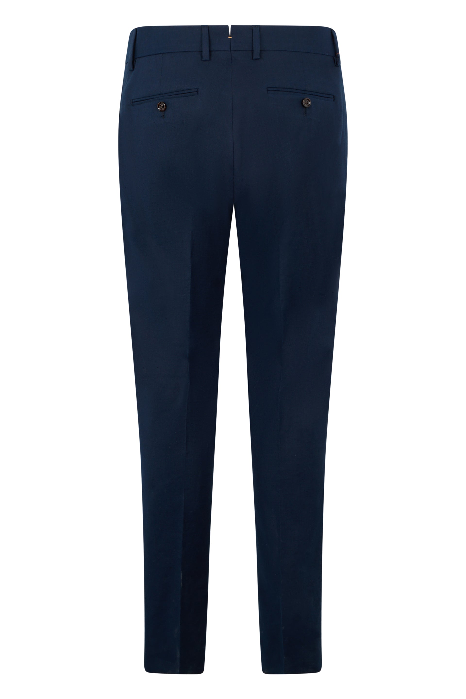 Dark blue slim trousers ideal for any occasion.