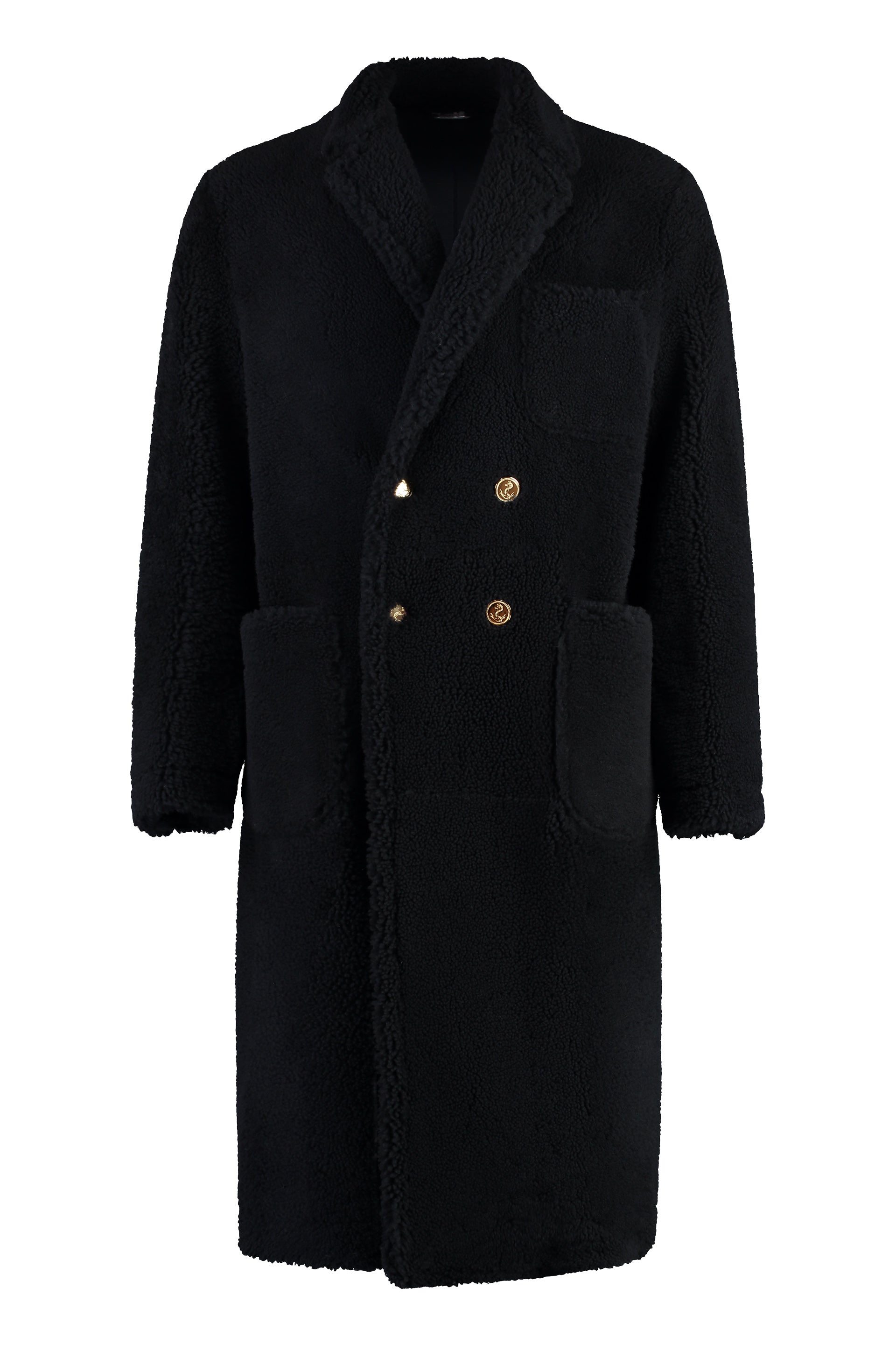 Shearling overcoat