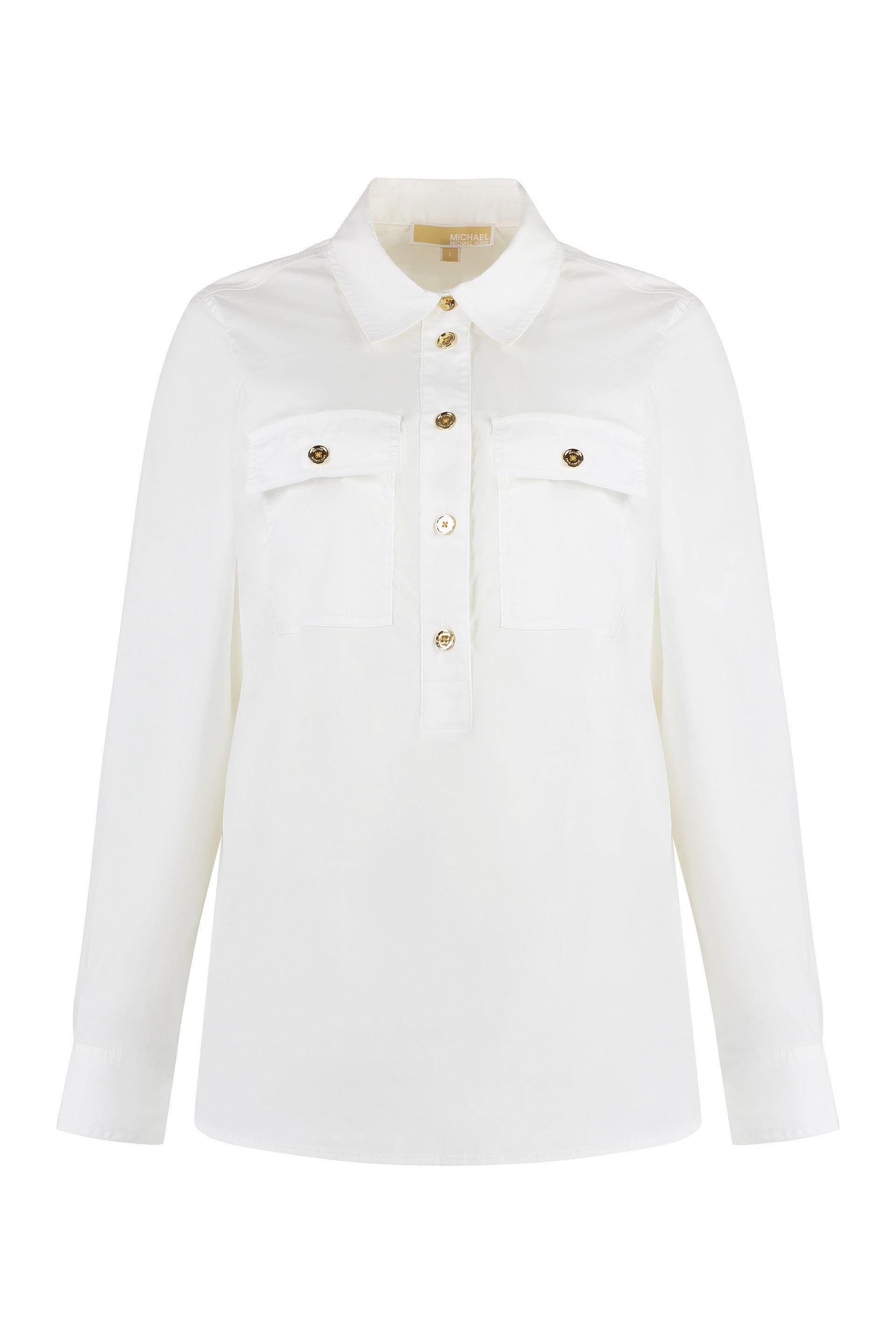 Stretch cotton shirt