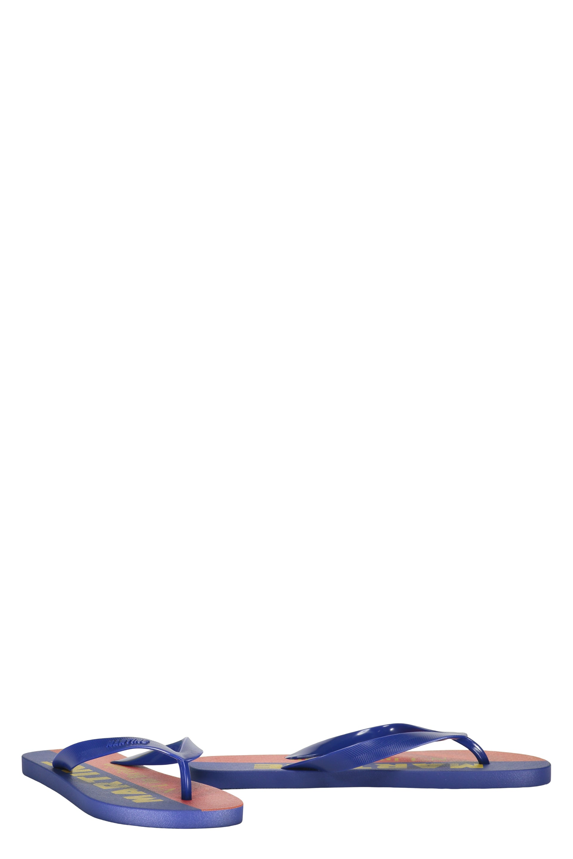 Logoed rubber flip-flop