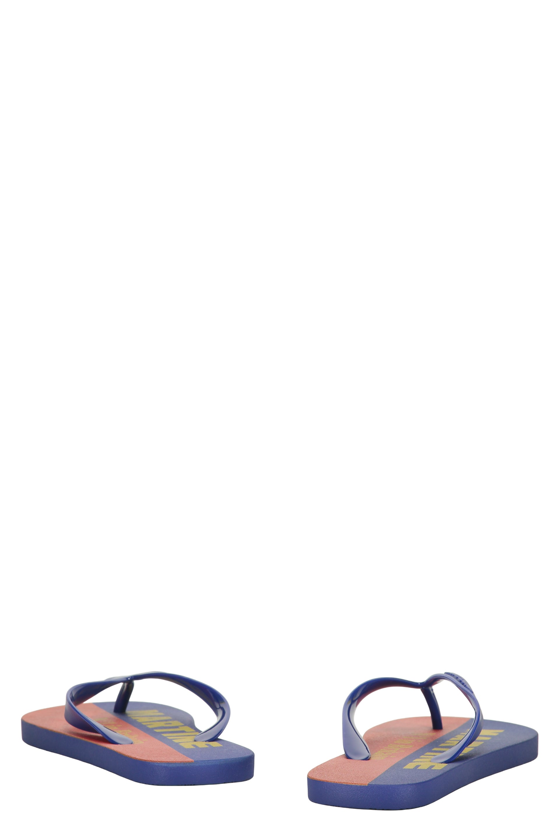 Logoed rubber flip-flop