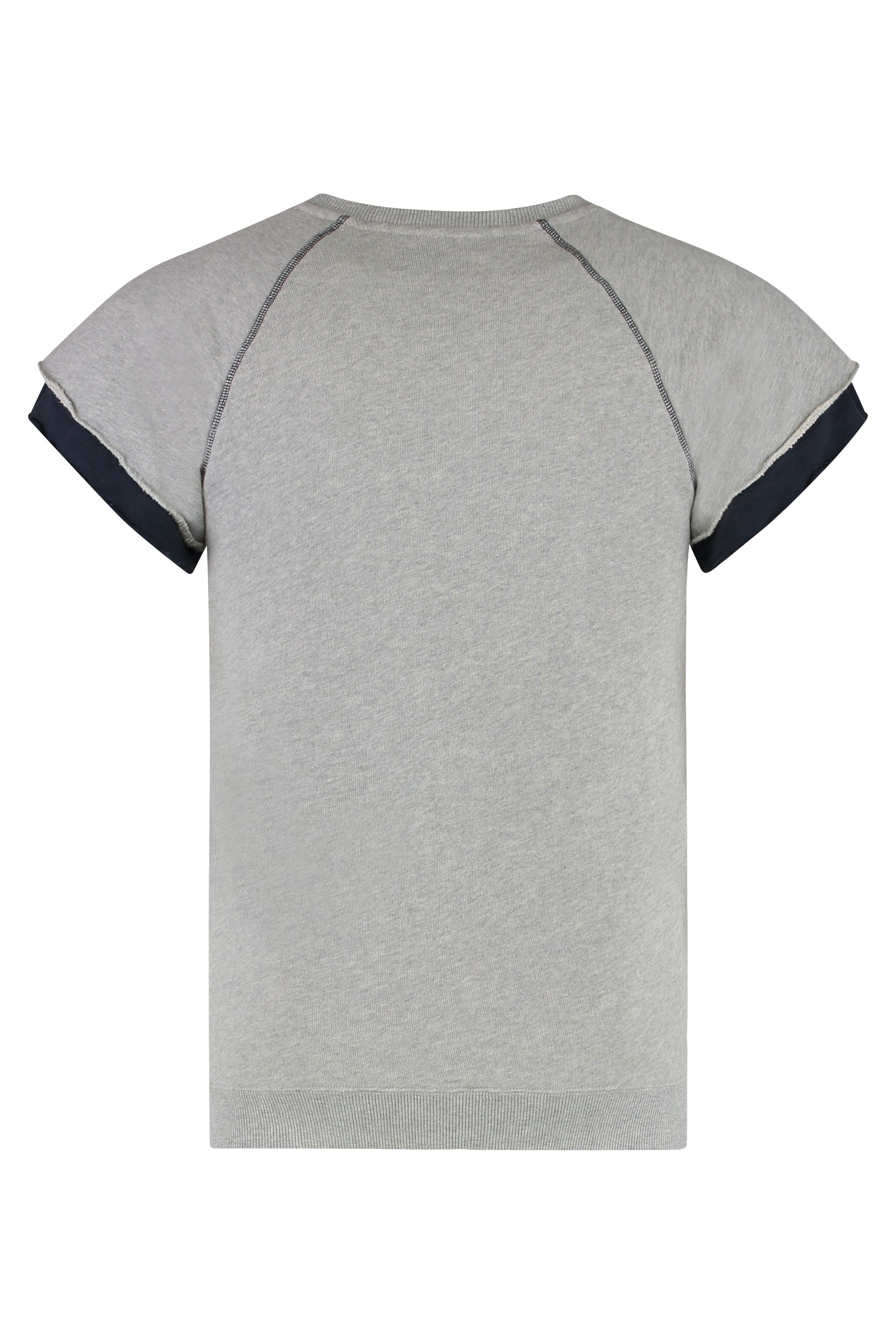 Short sleeved sweatshirt