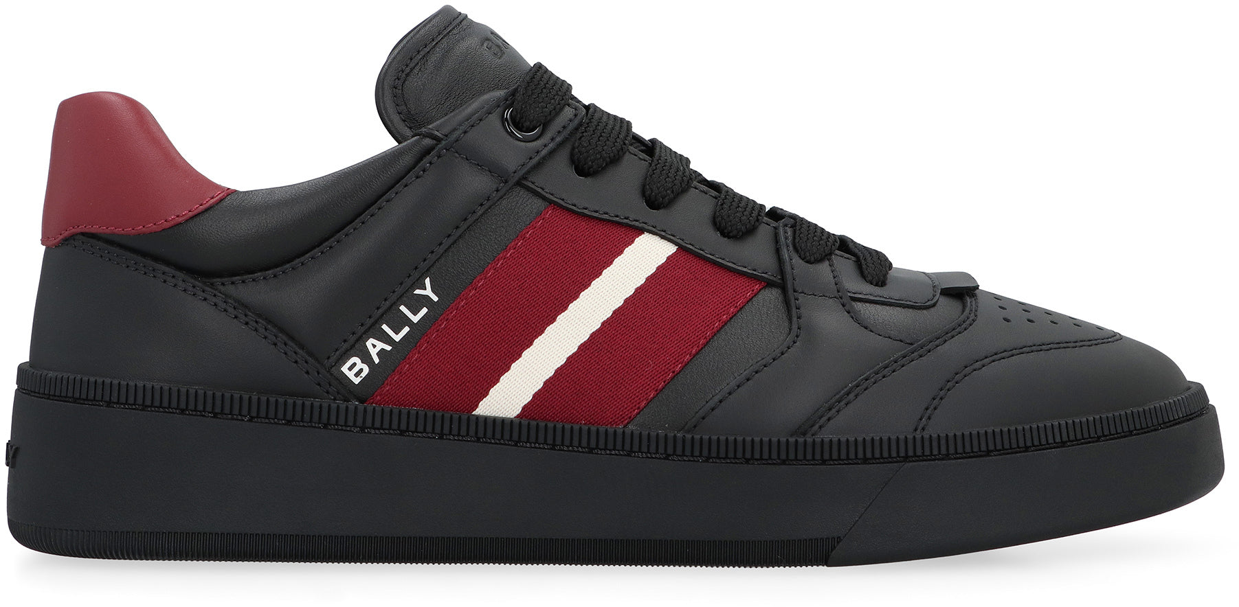 Rebby leather low-top sneakers