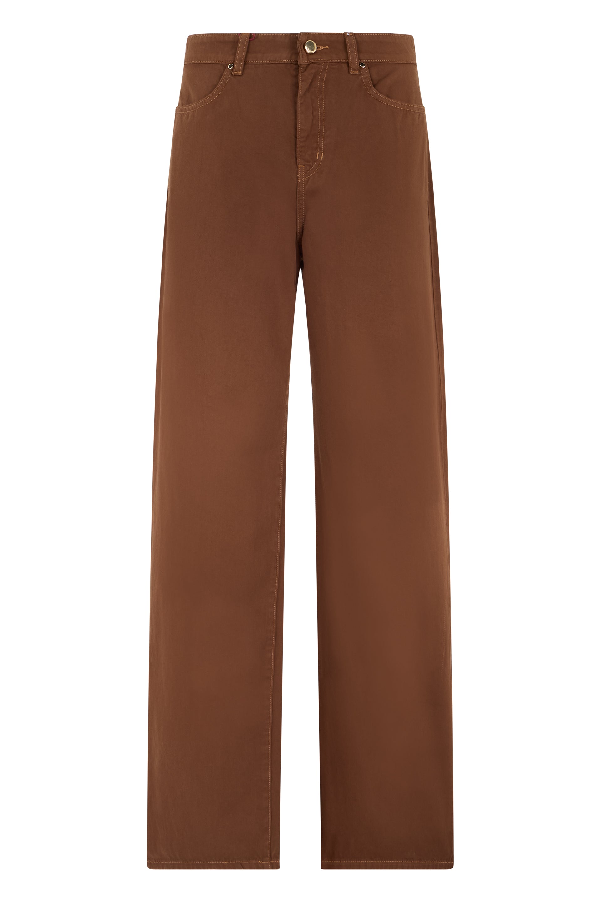 Straight Leg Pants in Cotton