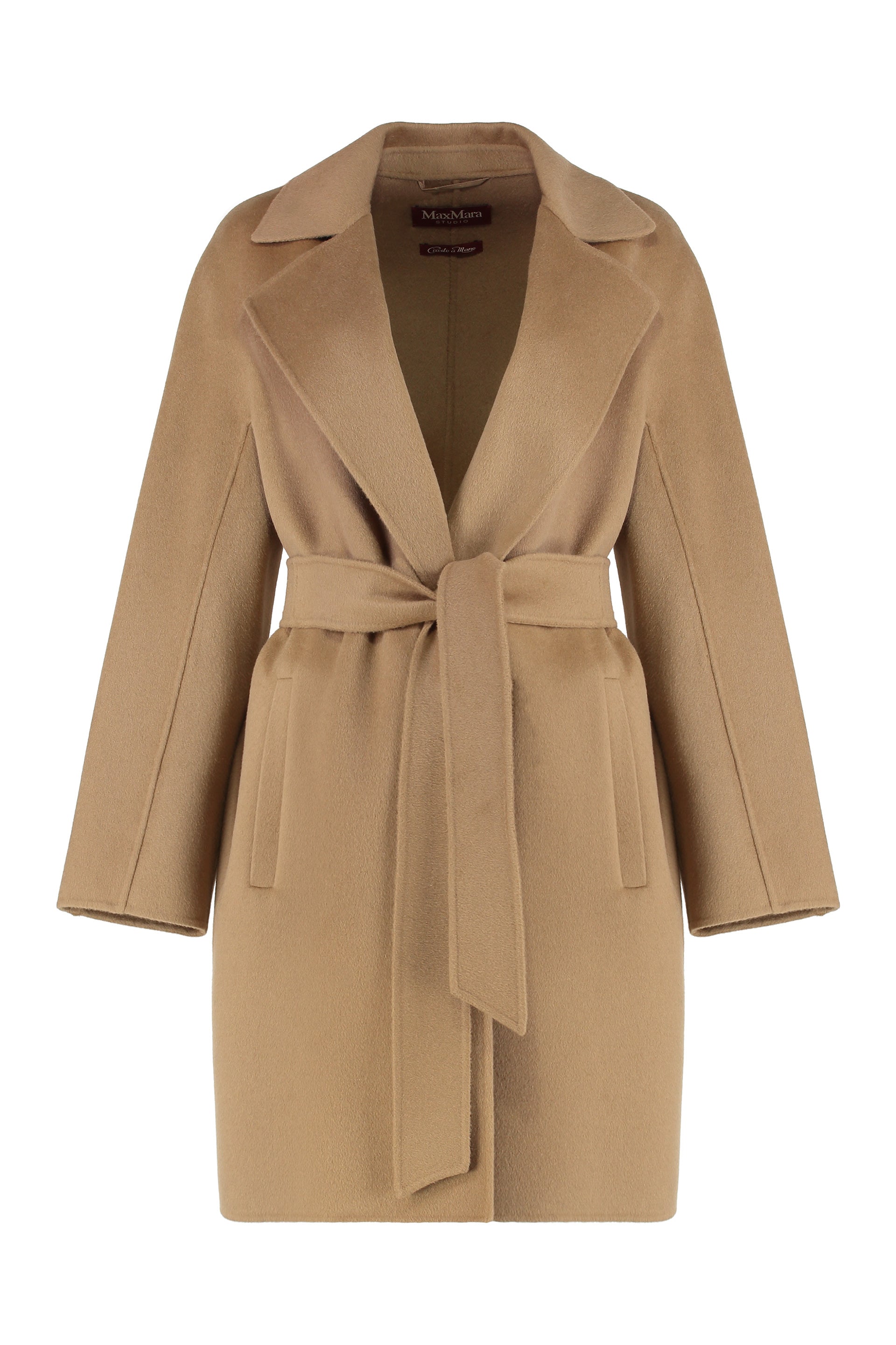 Wool and cashmere coat