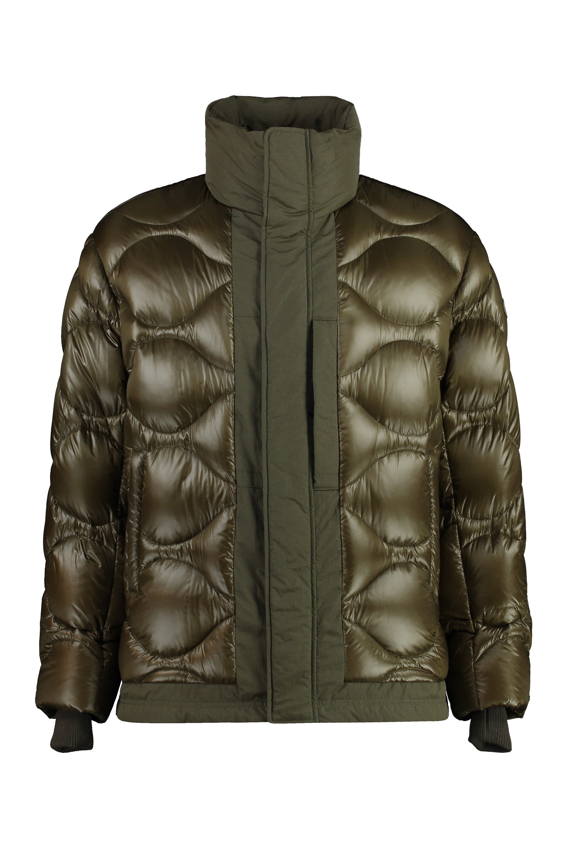 Tieon glossy nylon down jacket