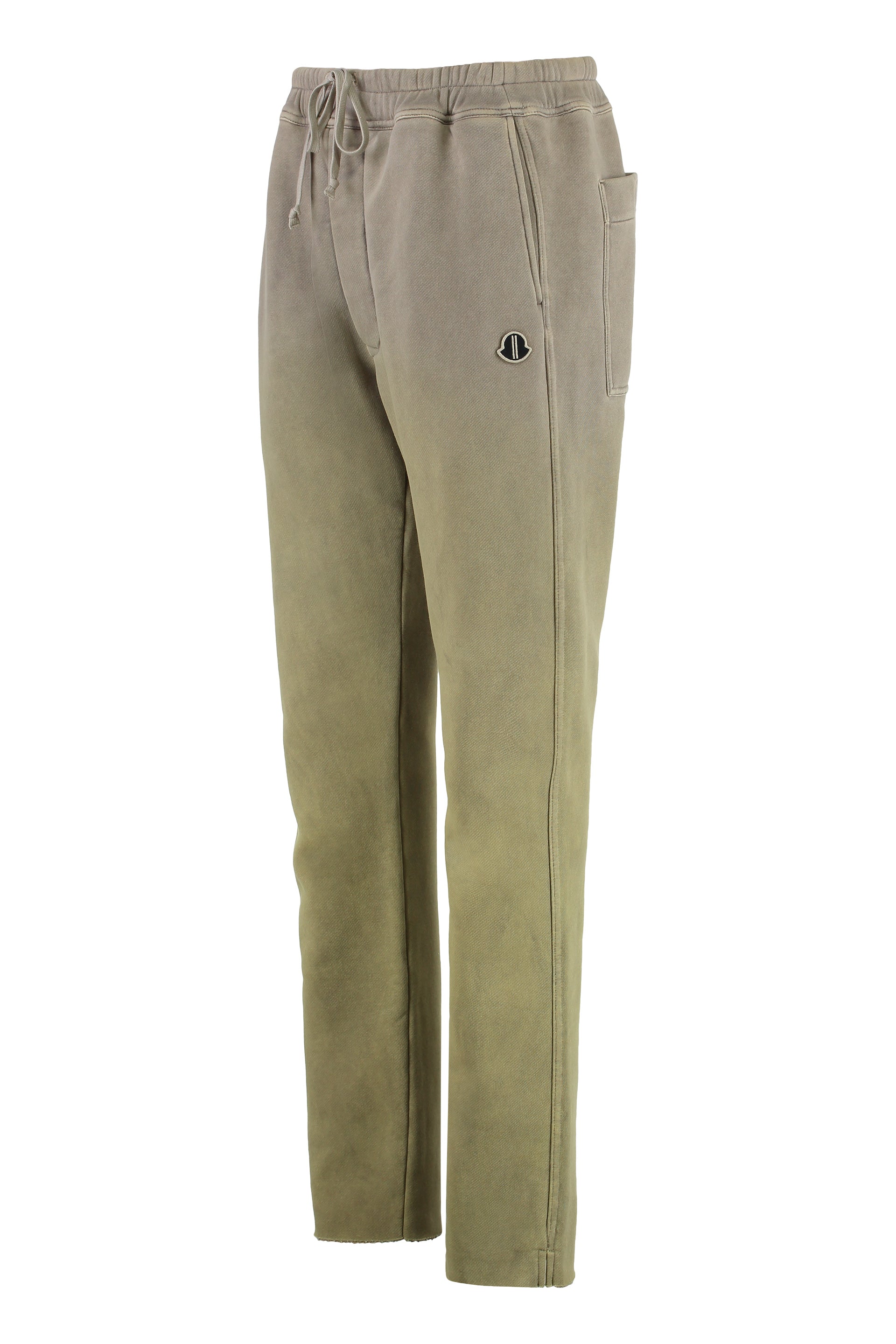 Logo detail cotton track-pants