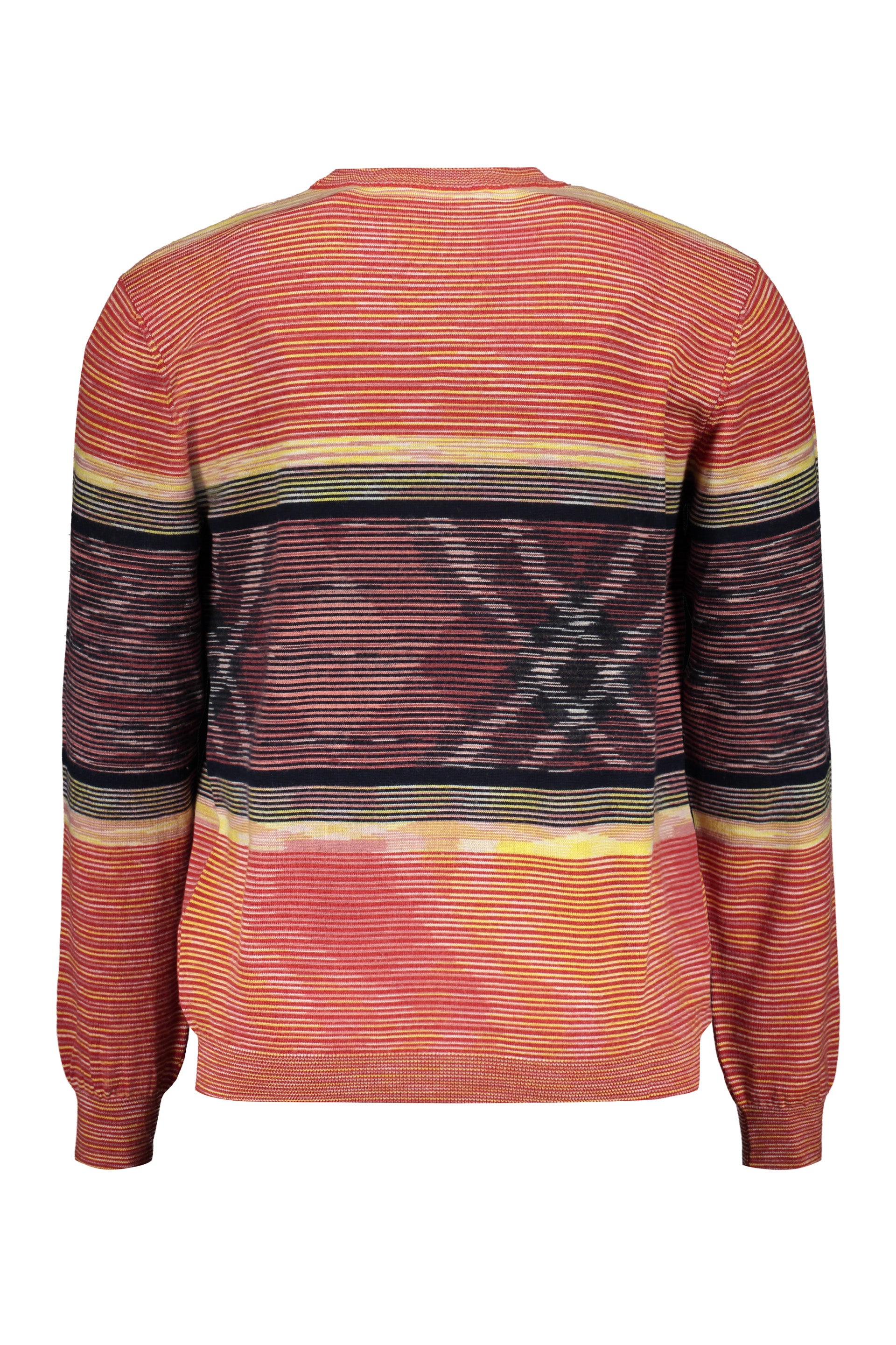 Crew-neck wool sweater