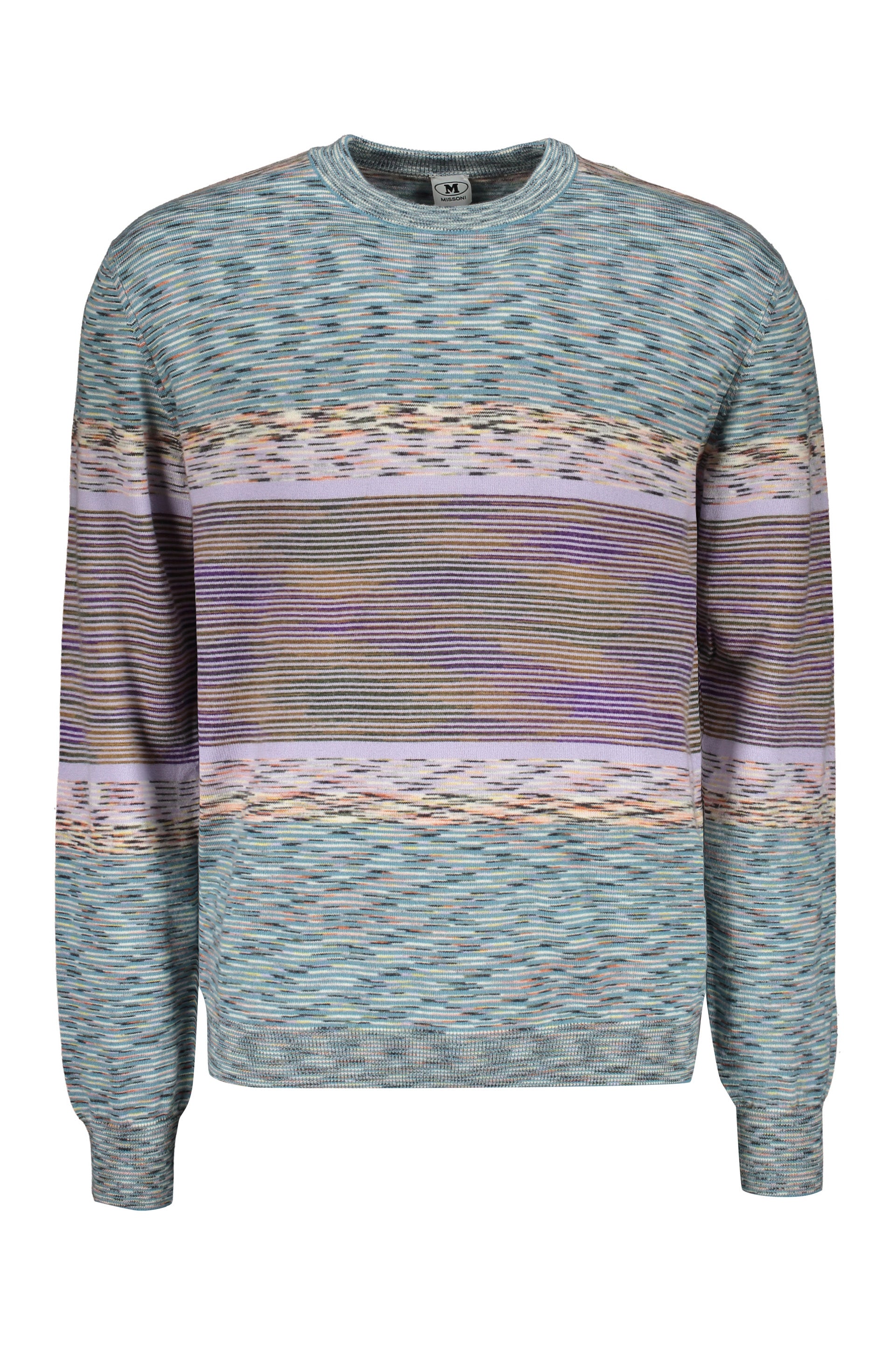 Crew-neck wool sweater