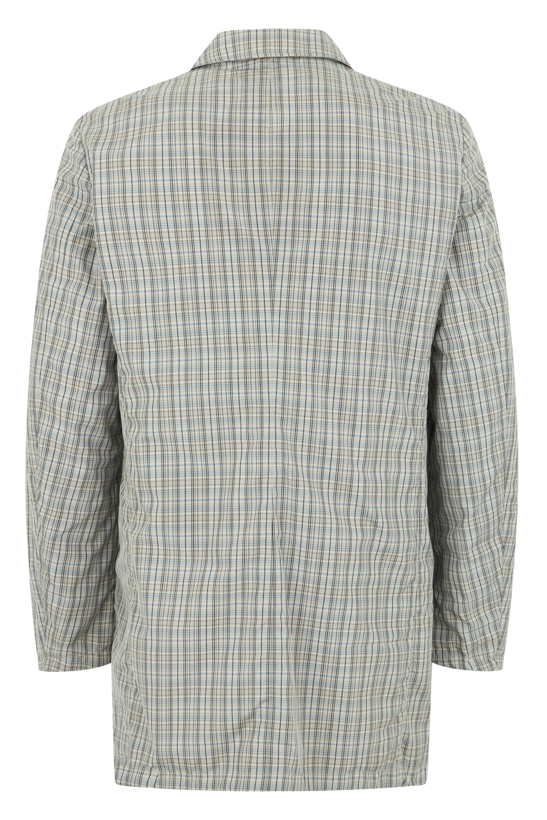 Light checked jacket with elegant collar