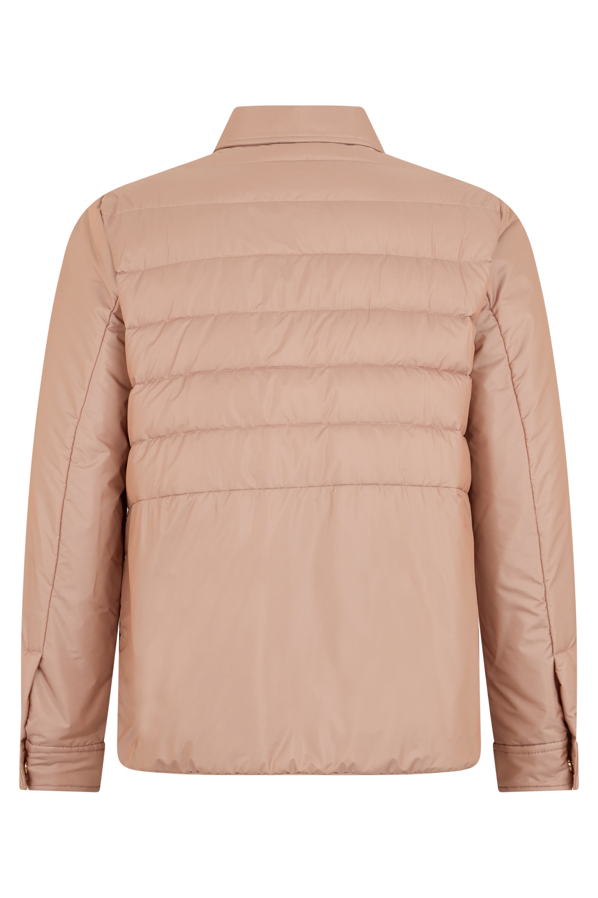 Pink padded jacket with casual design