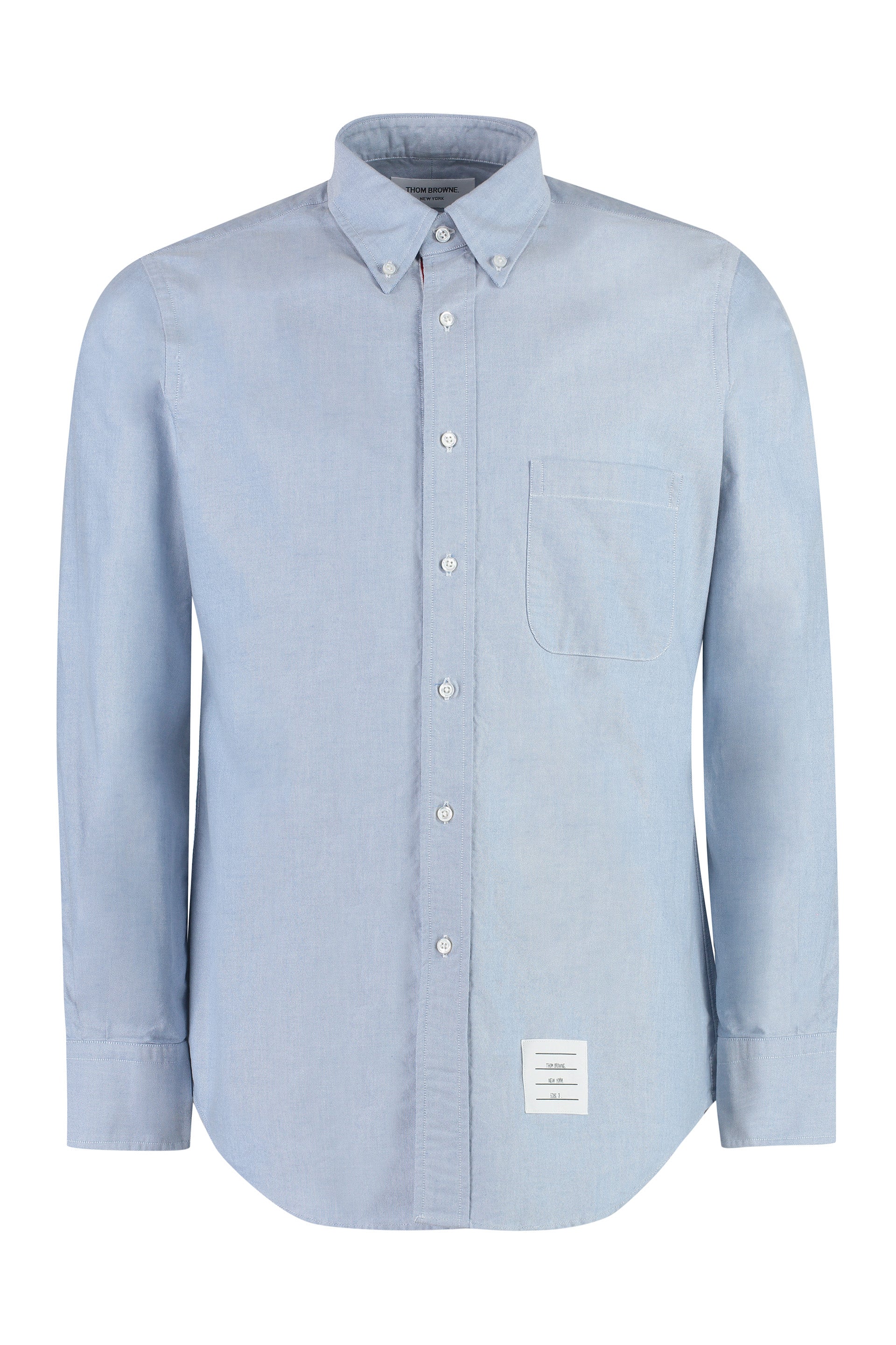 Button-down collar cotton shirt