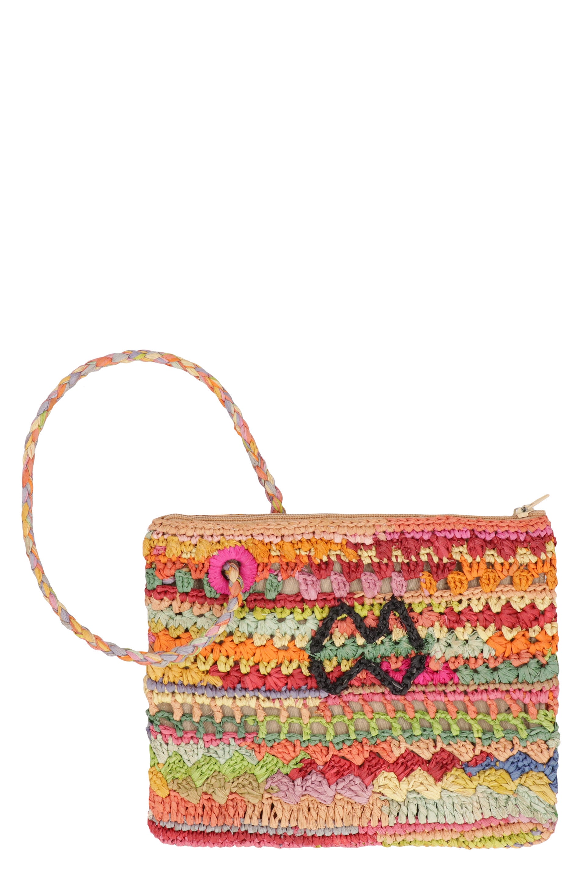MW raffia clutch