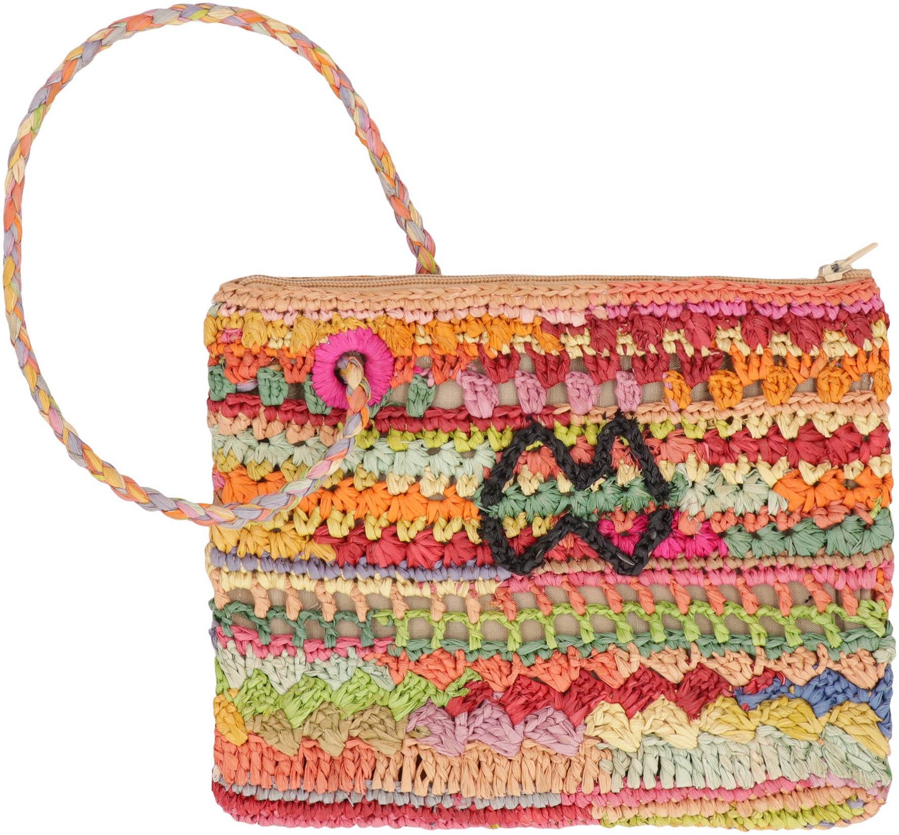 MW raffia clutch