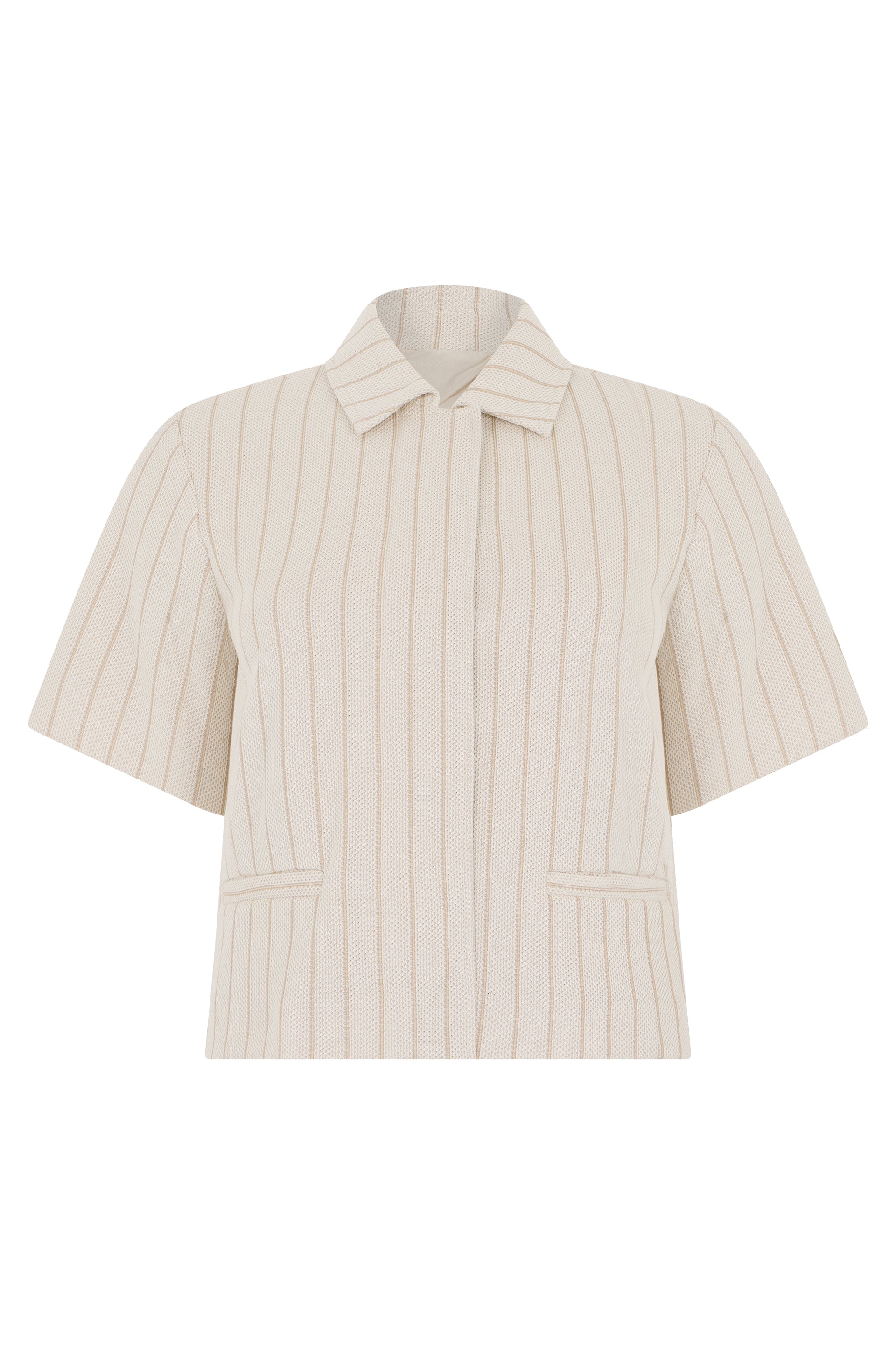 Cotton short-sleeve shirt