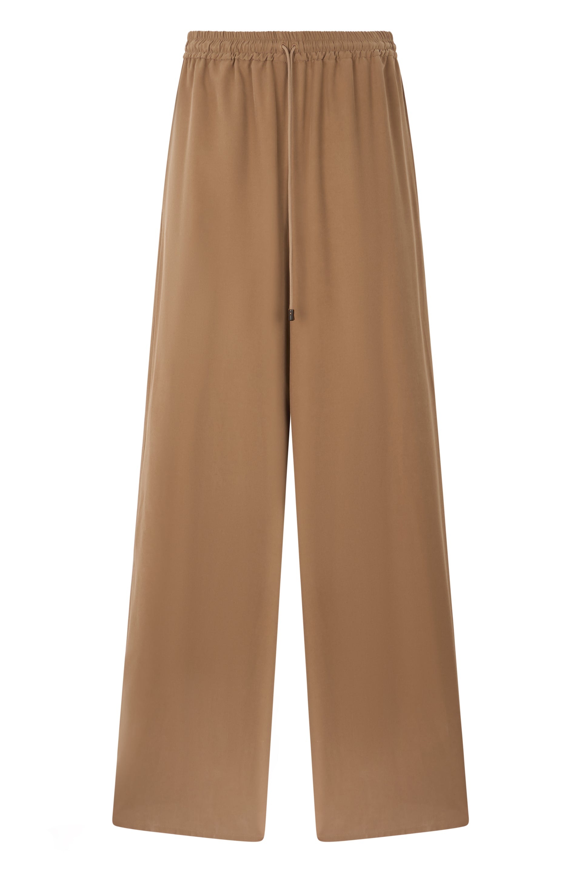 Loose silk trousers