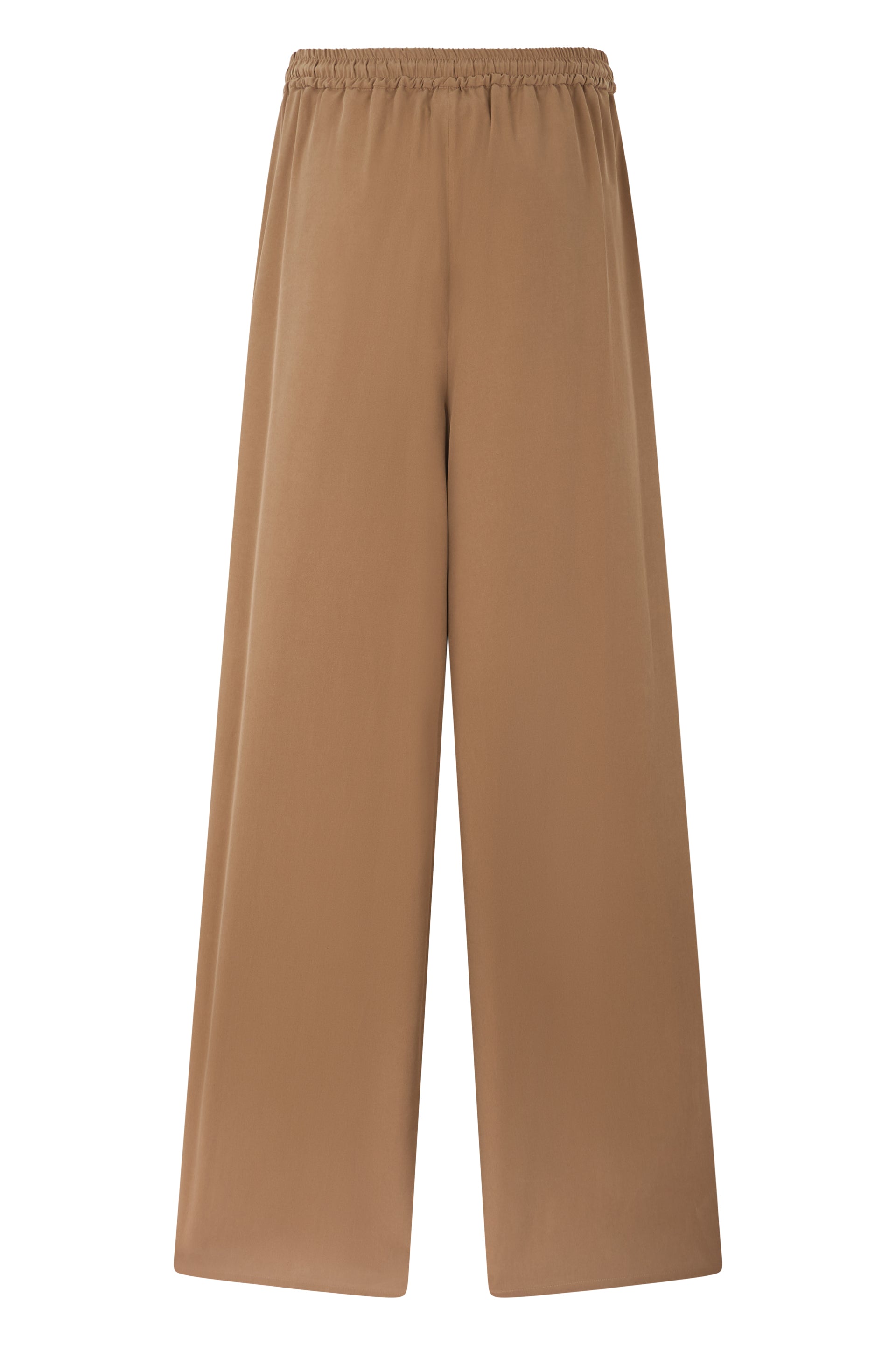 Loose silk trousers
