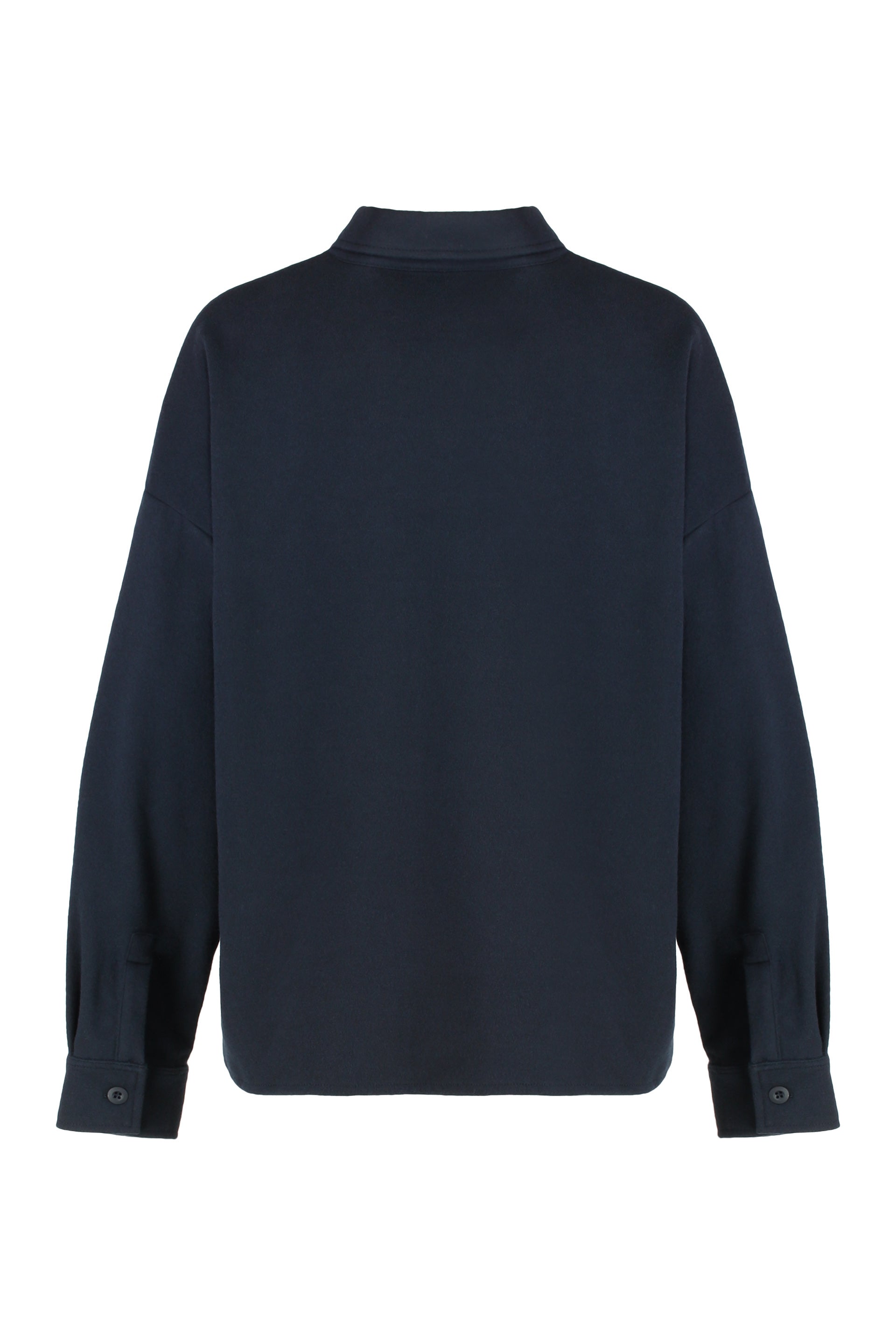 Flannel jersey jacket