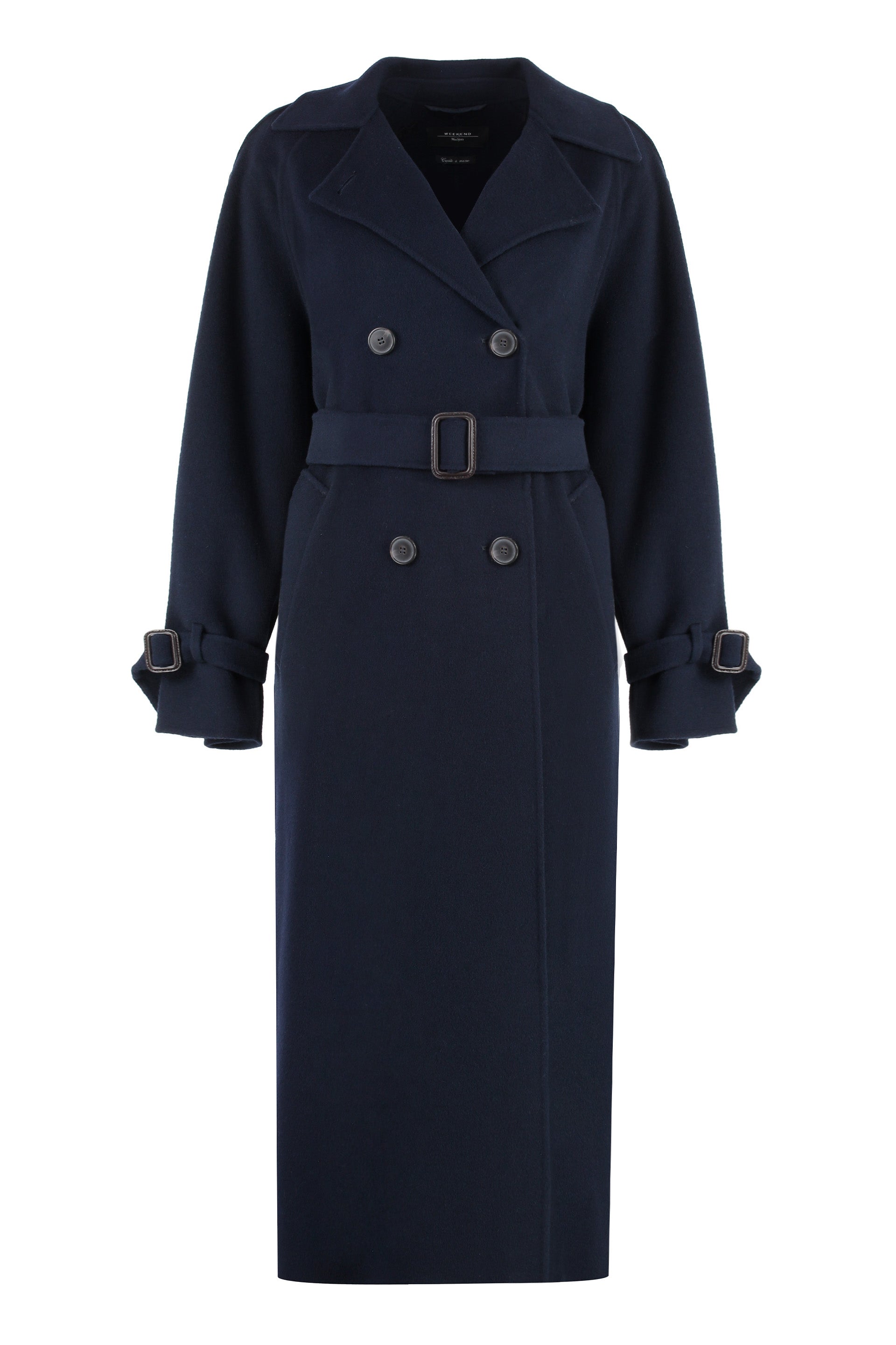 Natale Double-Breasted Virgin Wool  Coat