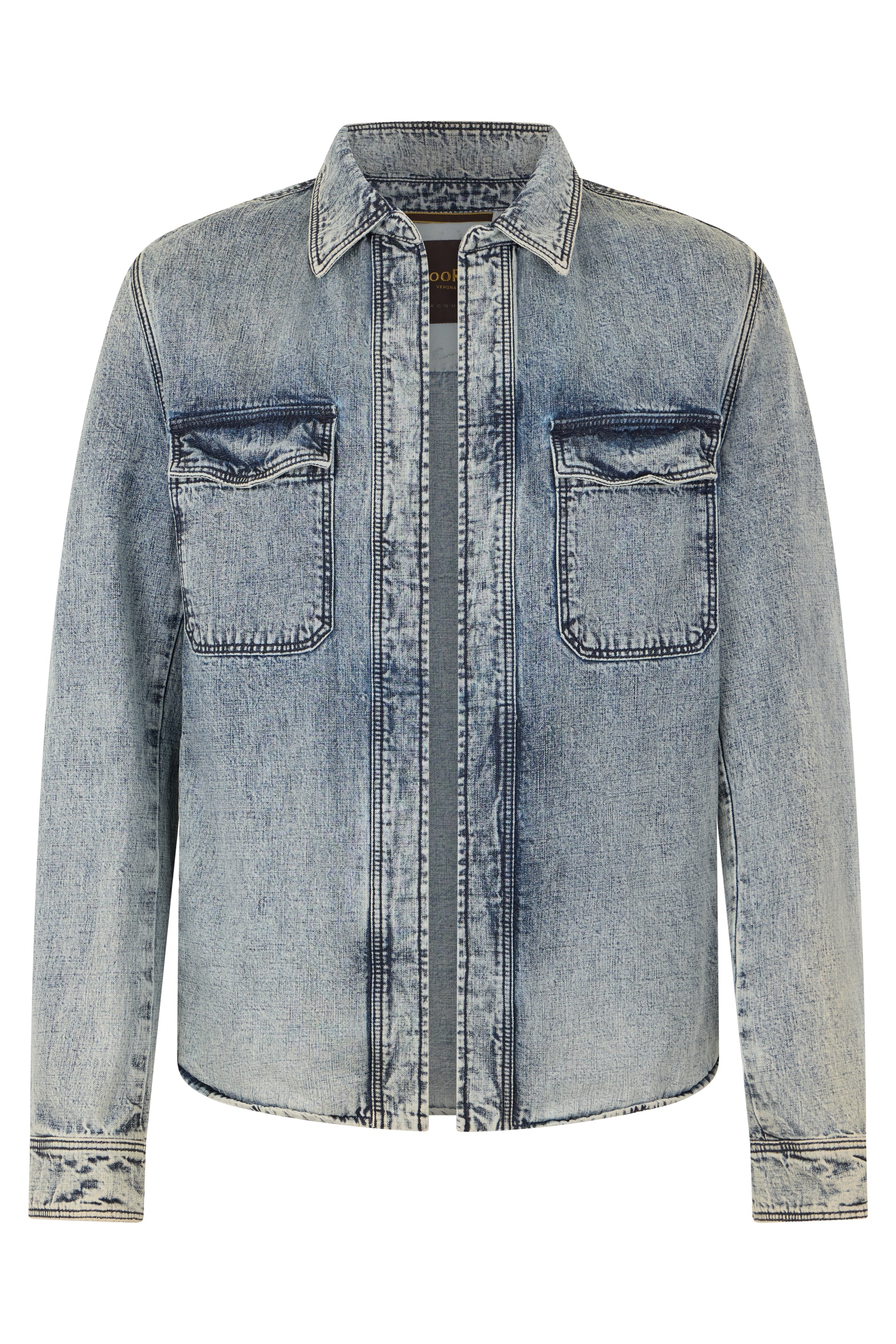 Lightweight denim jacket with pockets