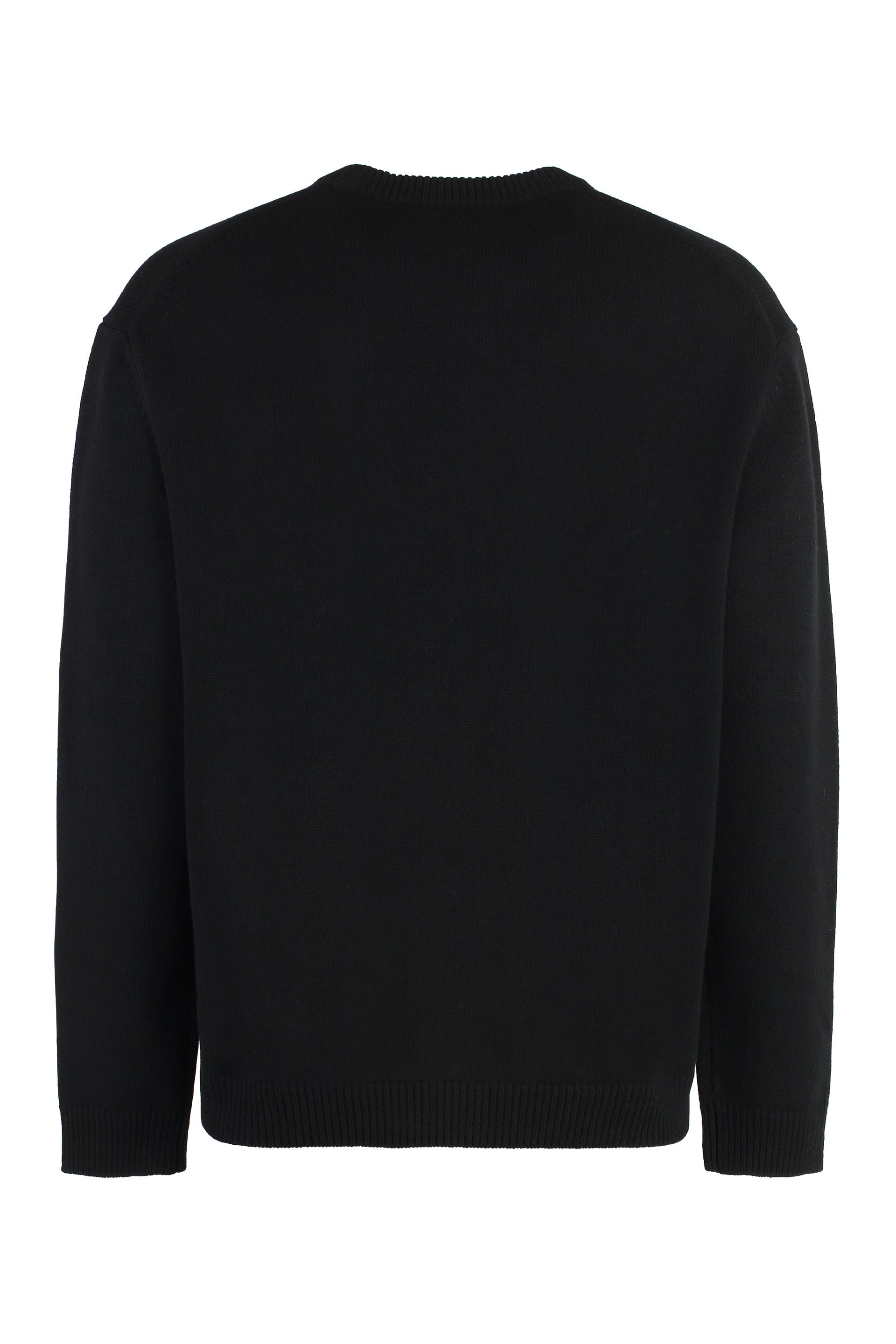 Crew-neck wool sweater