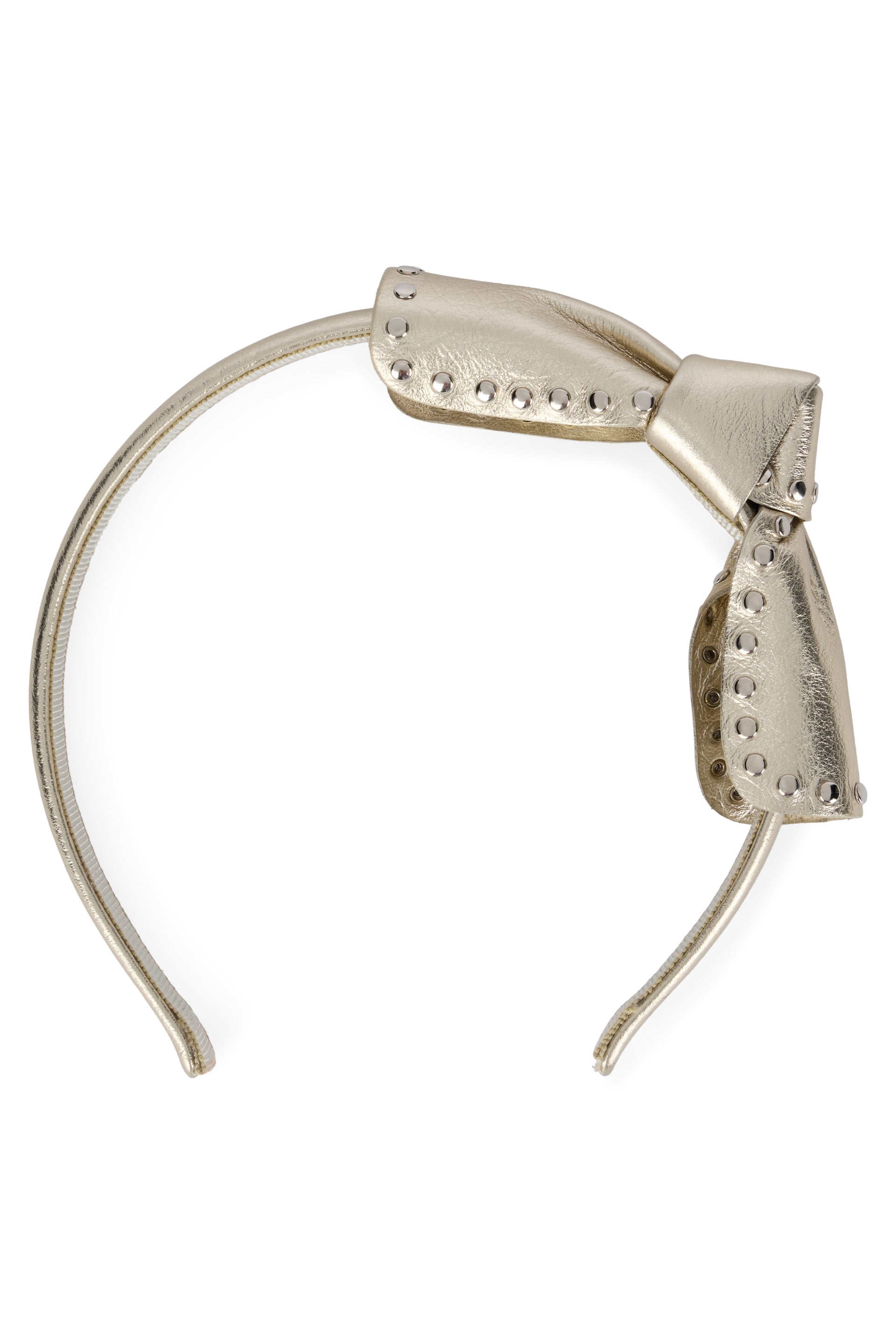 Headband for hair in silver color, elegant and versatile.