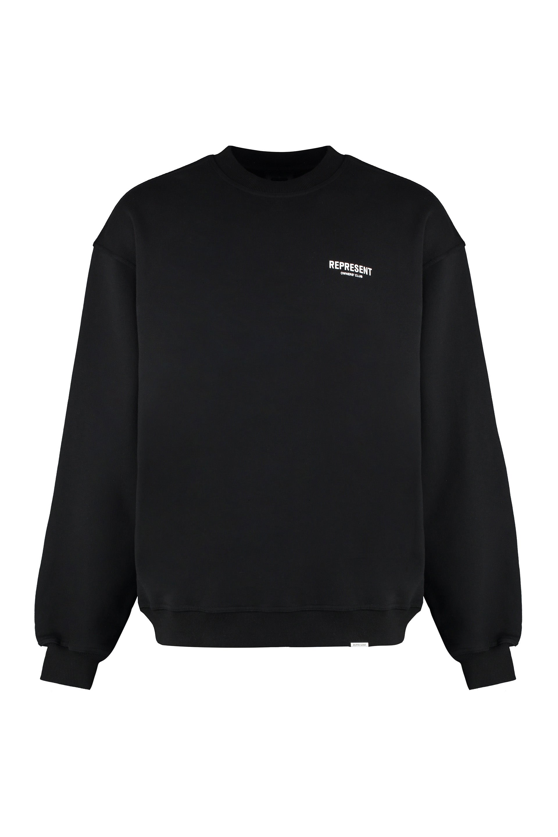 Cotton crew-neck sweatshirt