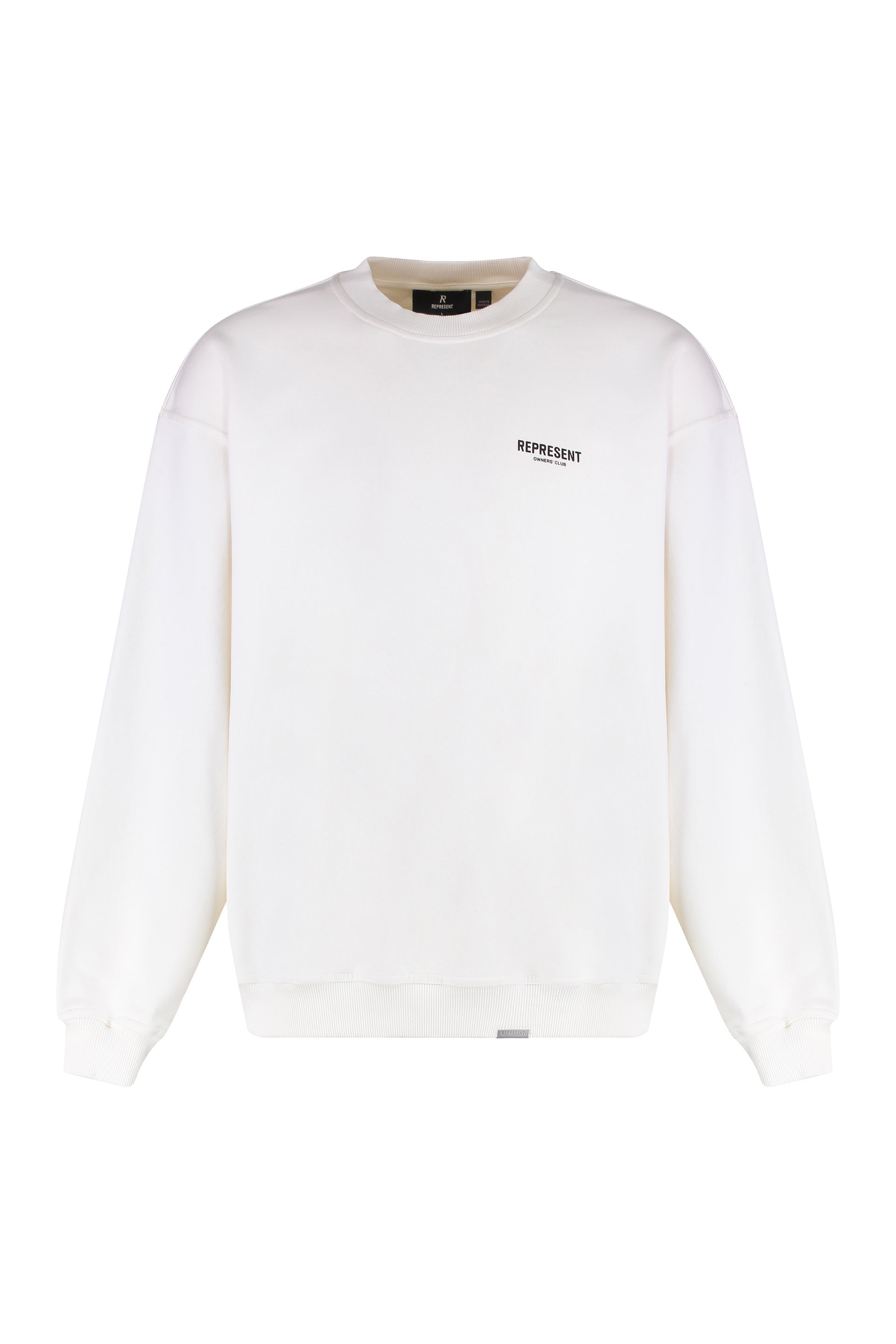 Cotton crew-neck sweatshirt