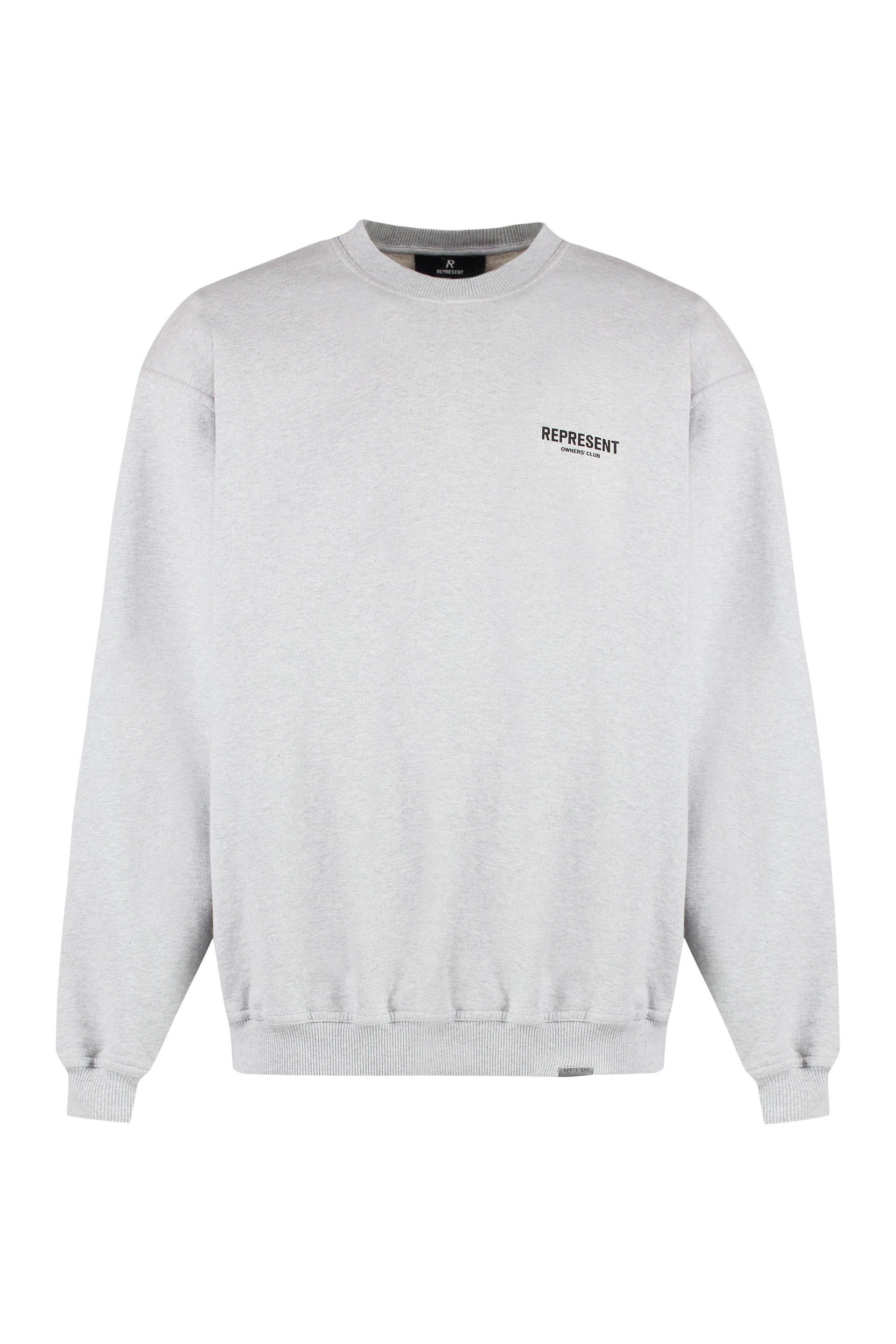 Cotton crew-neck sweatshirt