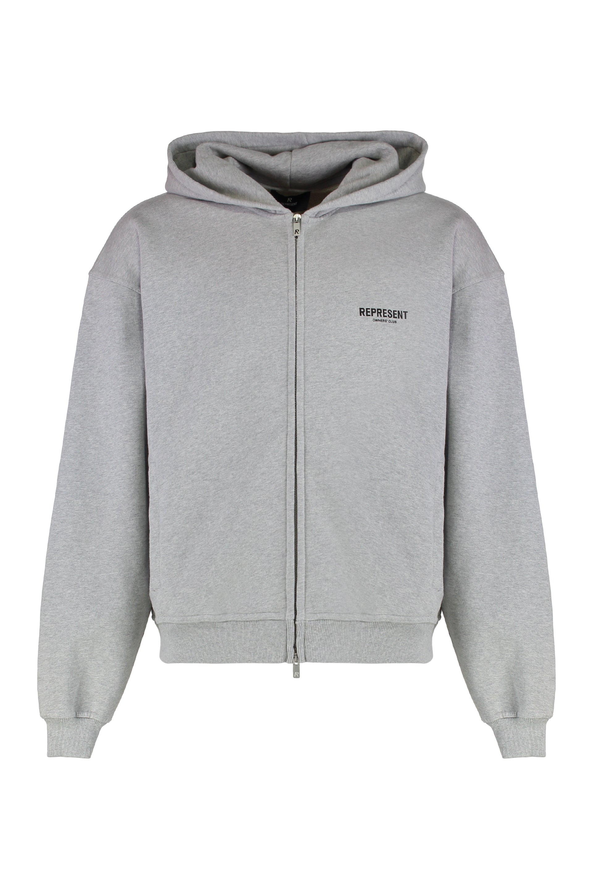 Cotton full-zip hoodie