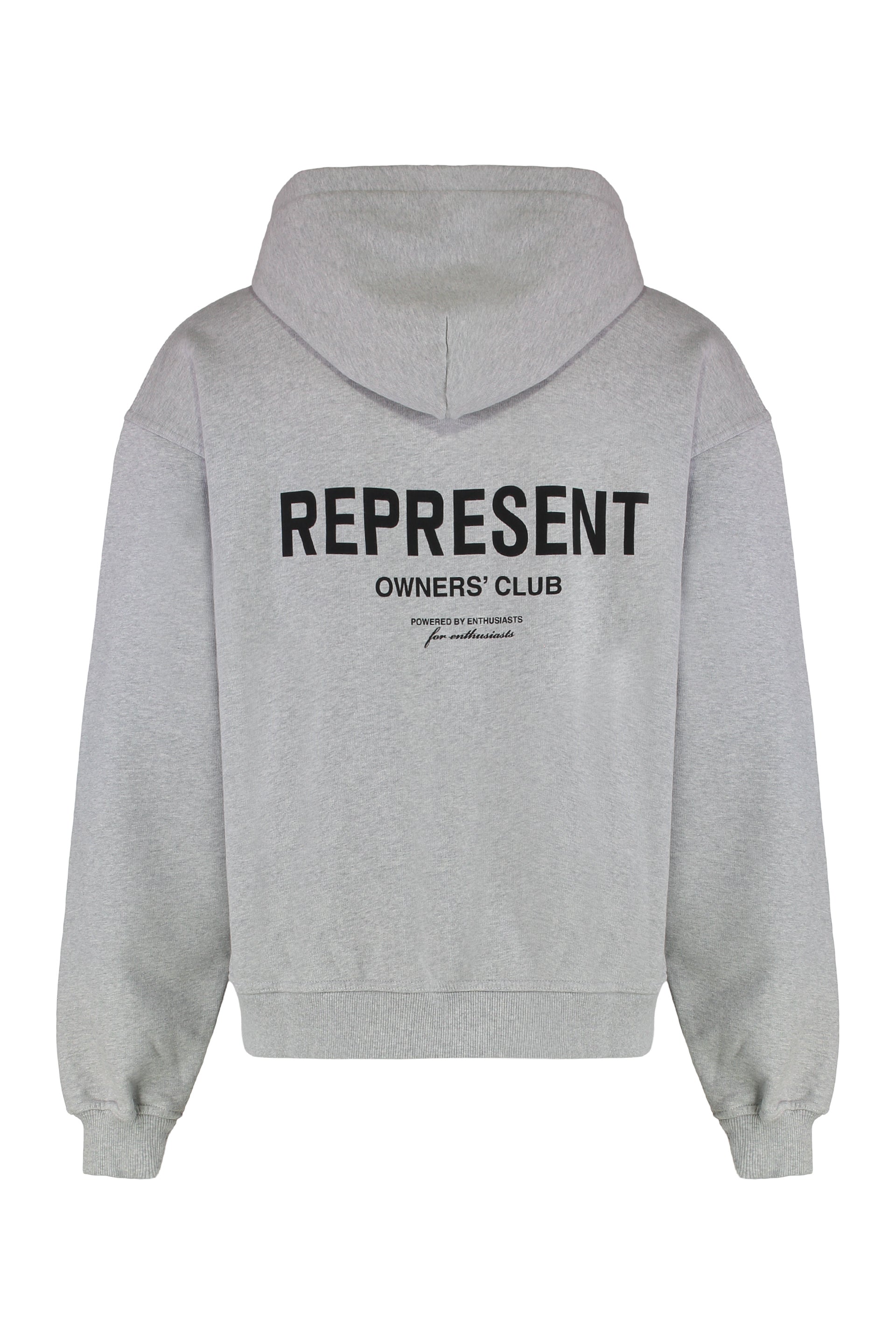 Cotton full-zip hoodie