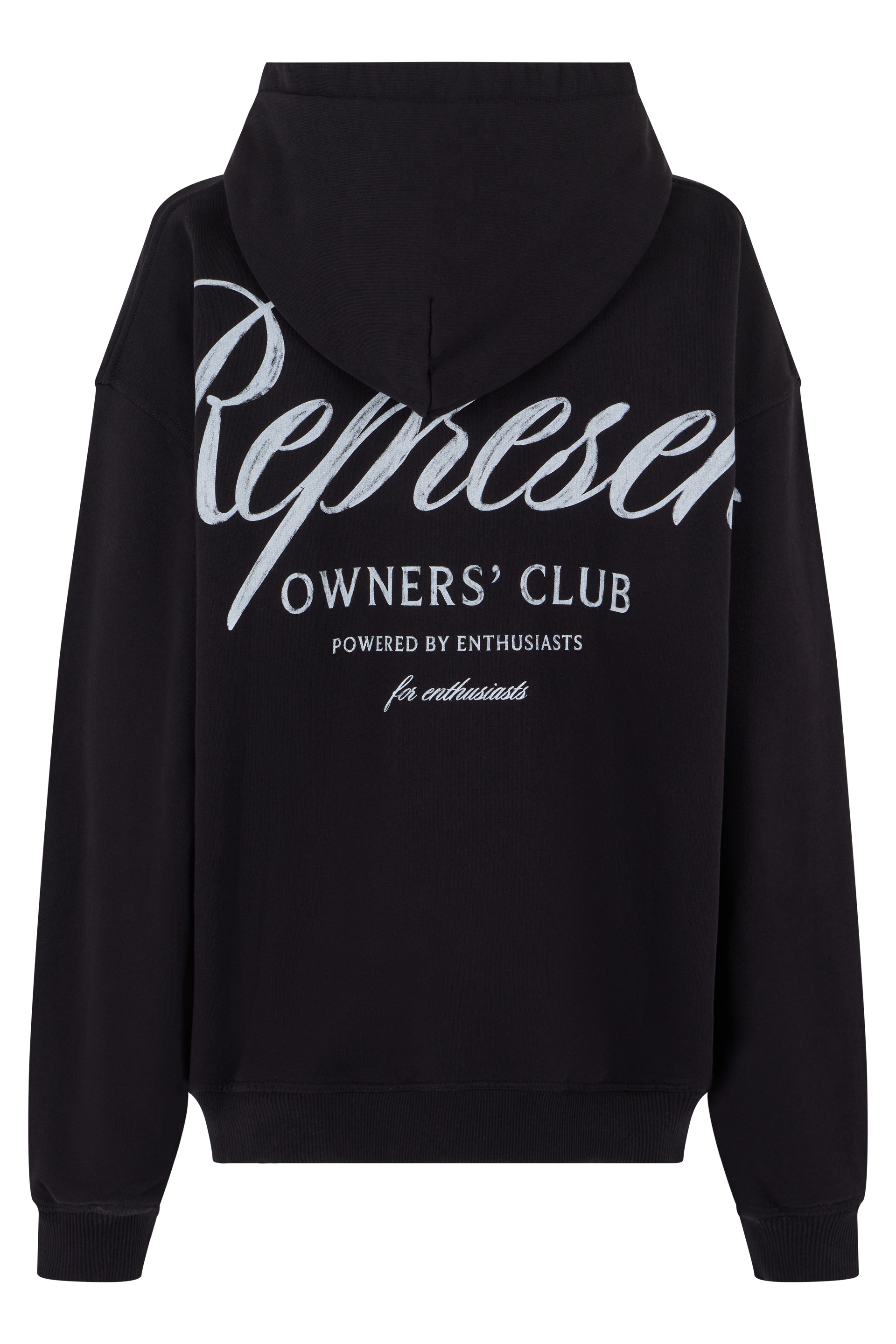 Black hoodie with print