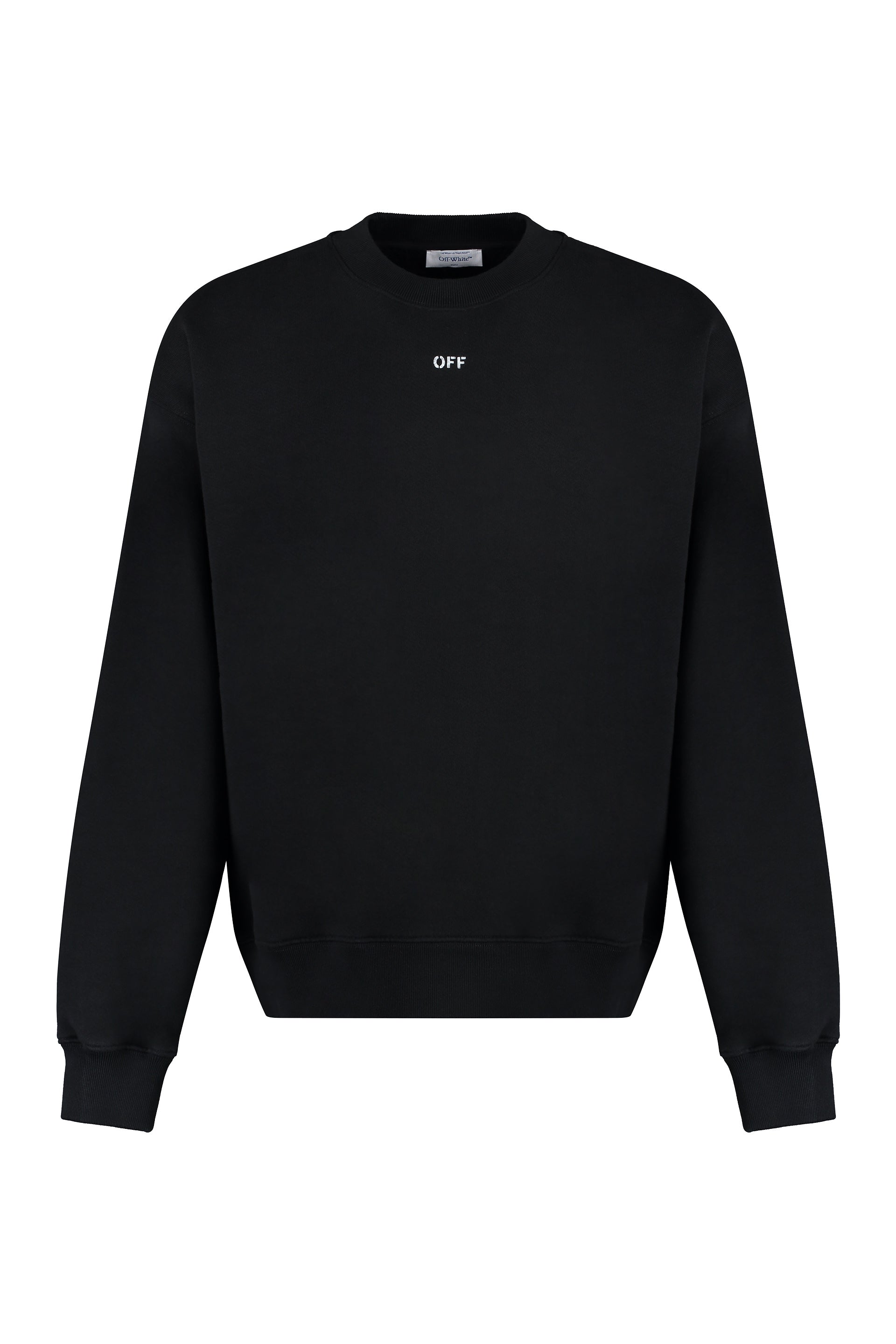 Cotton crew-neck sweatshirt