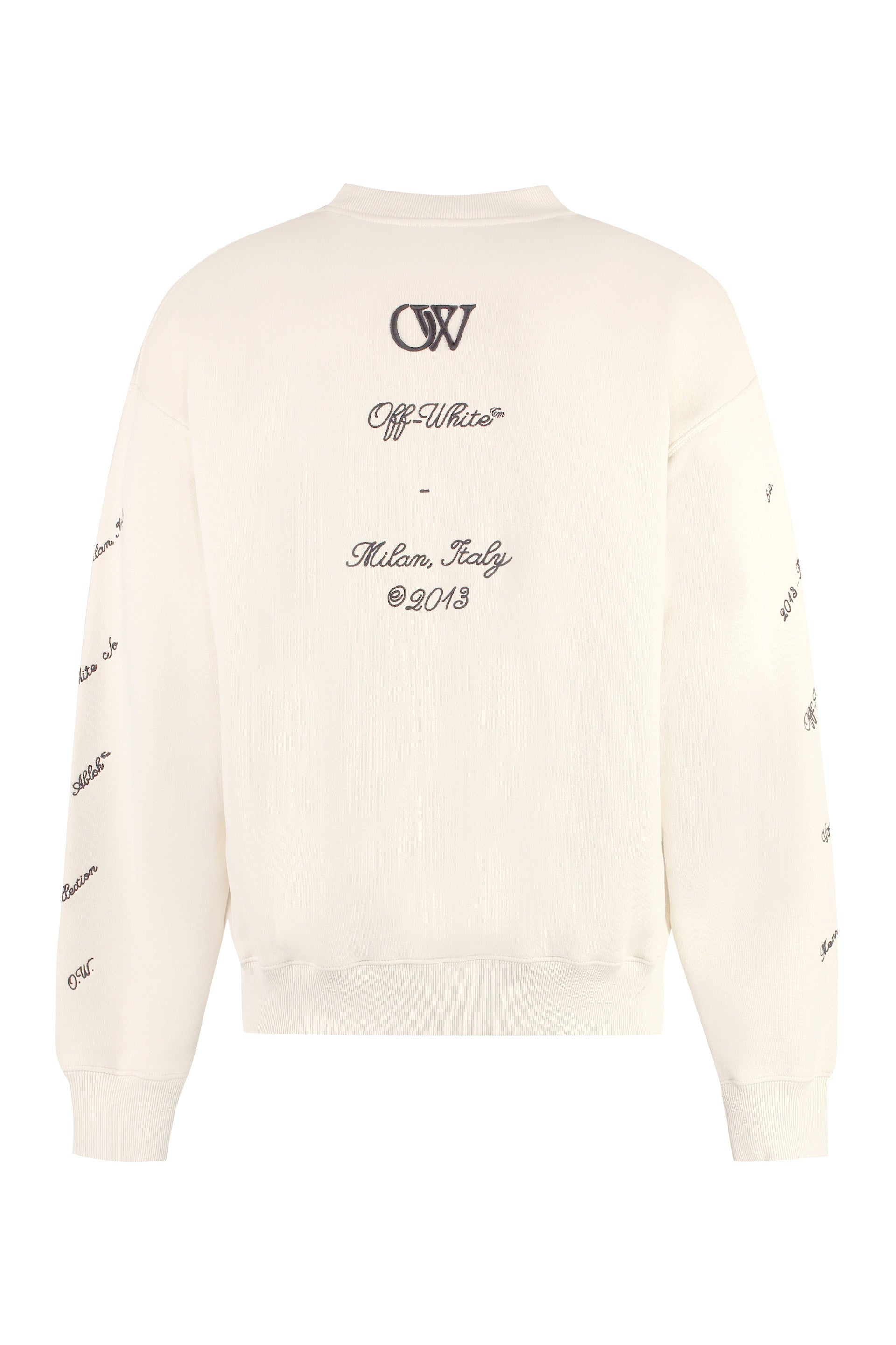 Cotton crew-neck sweatshirt