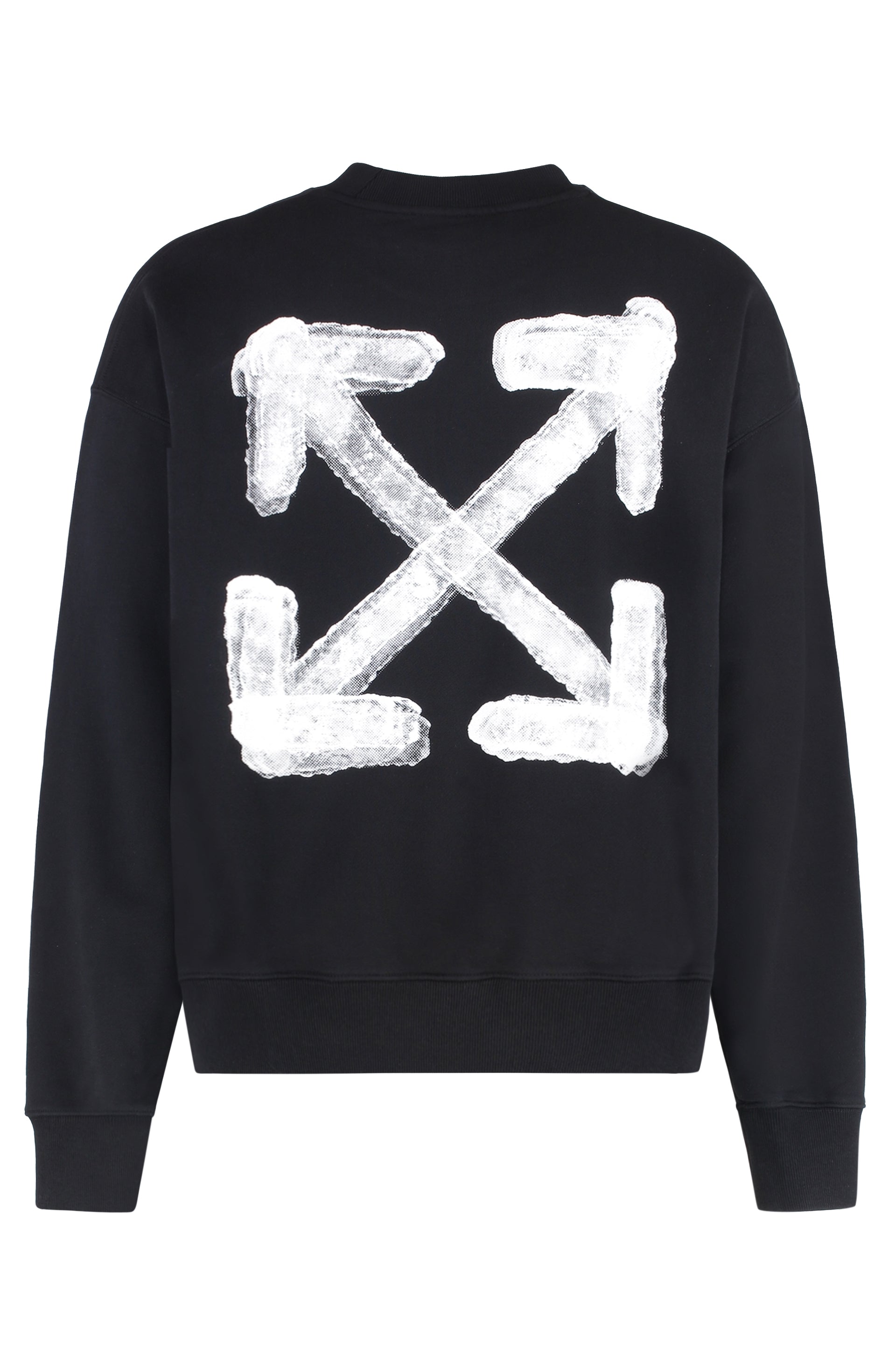 Cotton crew-neck sweatshirt