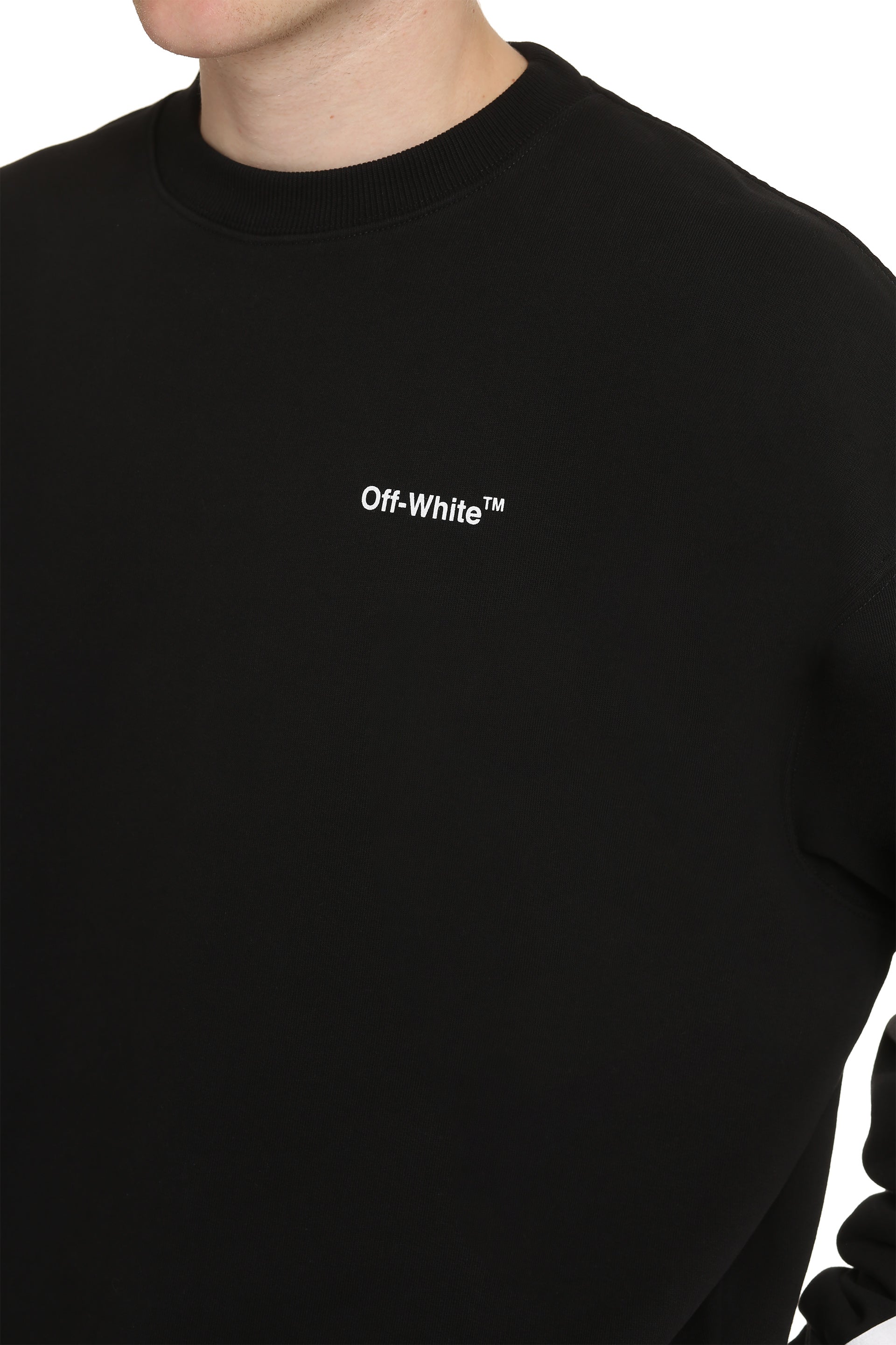 Cotton crew-neck sweatshirt